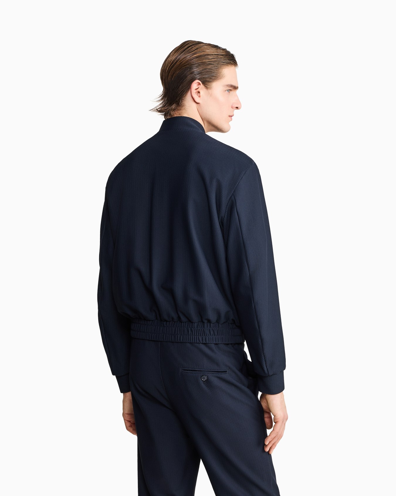 Technical waffle blouson Slide 2