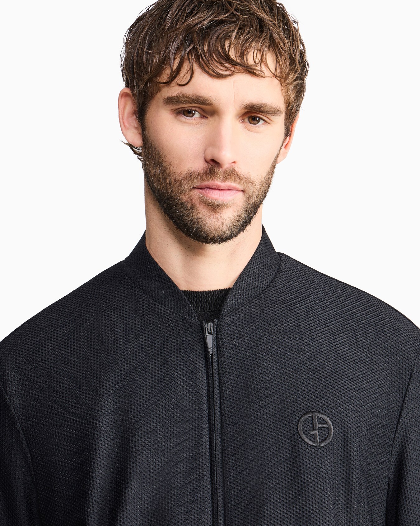 Technical waffle blouson Slide 4