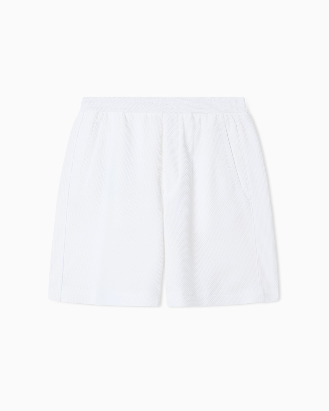 Bermuda shorts in technical waffle Slide 0