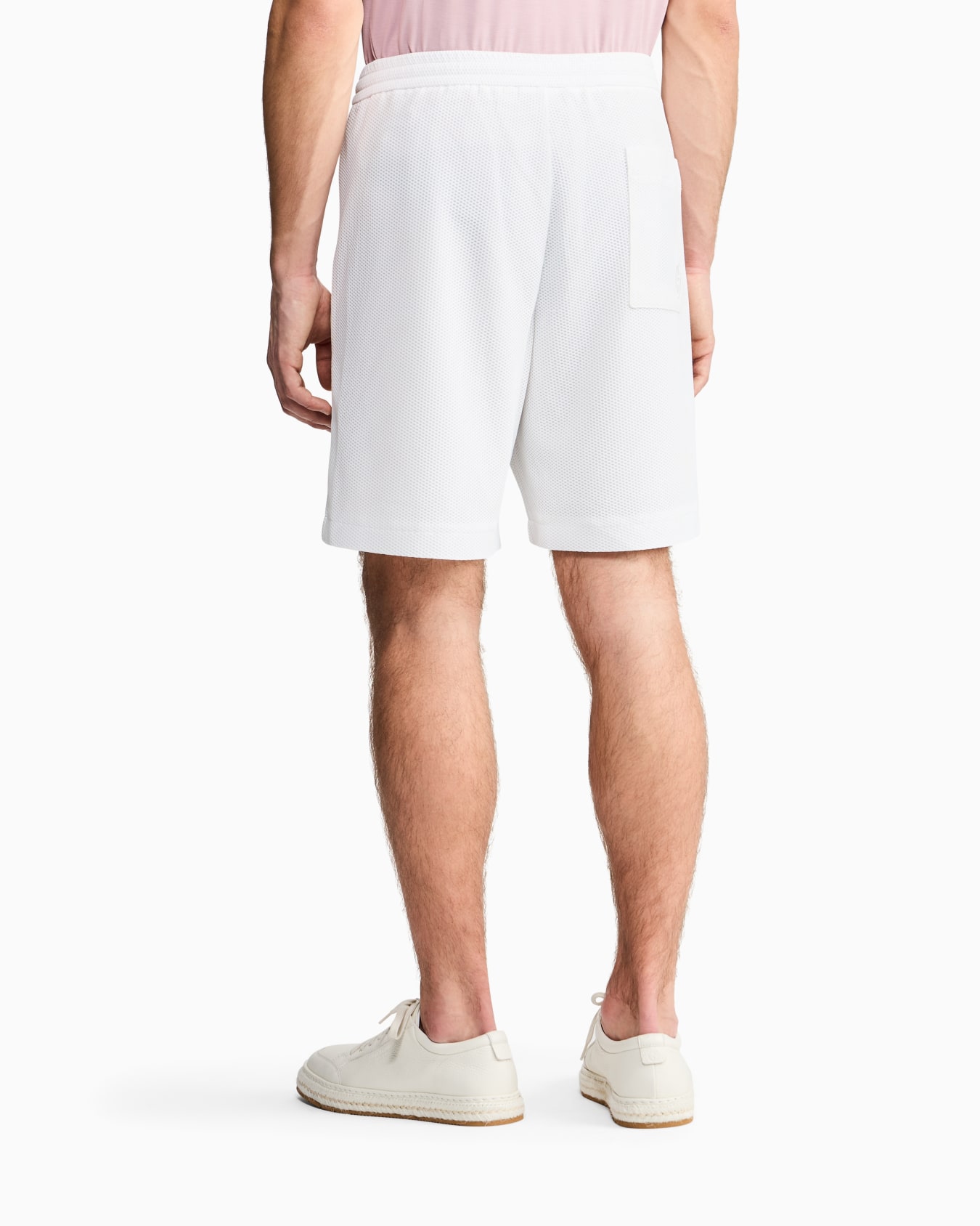 Bermuda shorts in technical waffle Slide 2