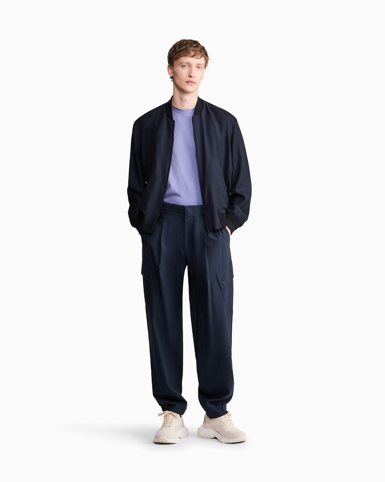 Camiseta de algodón y modal con bordado Diapositiva 1