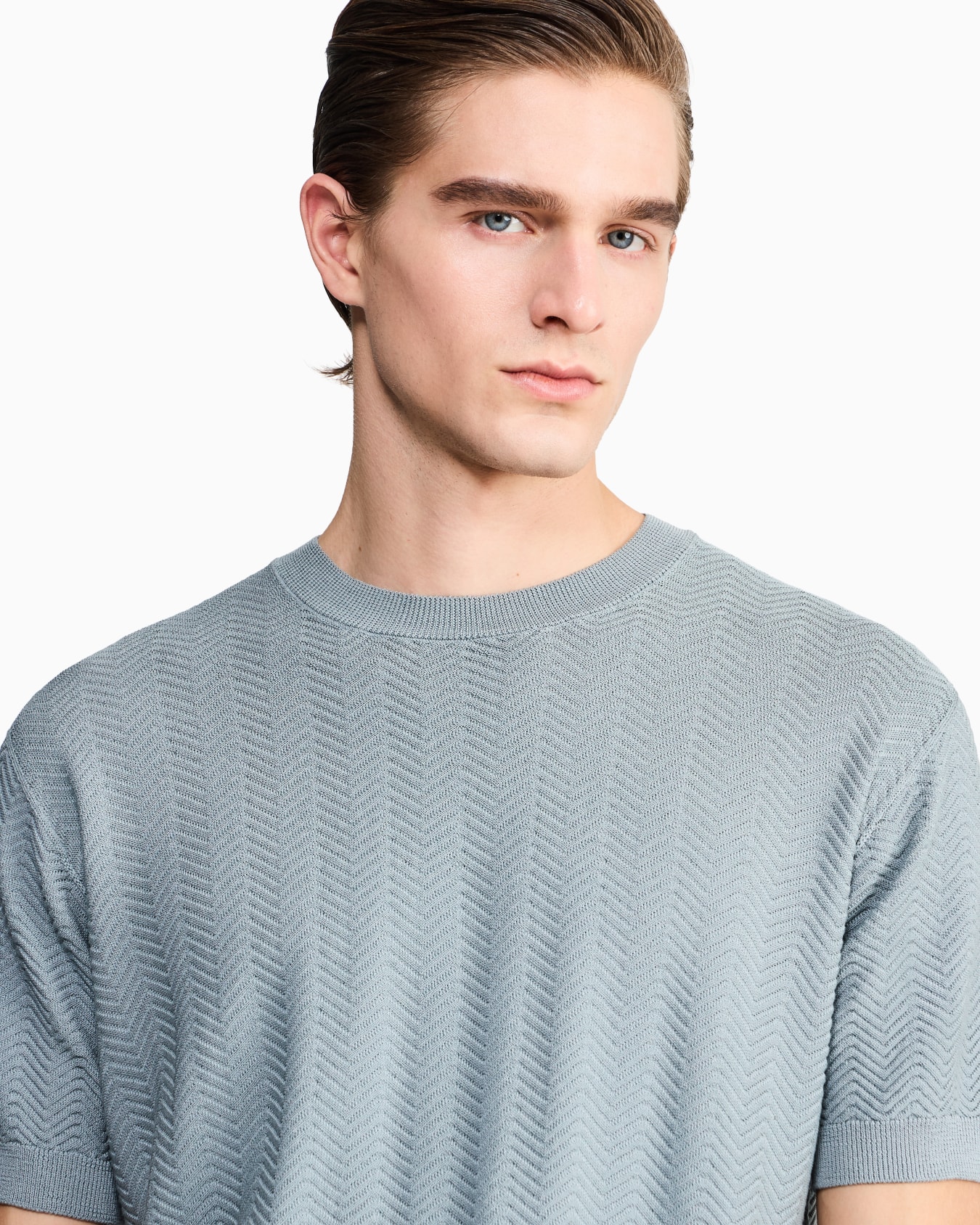 Chevron knitted T-shirt Slide 4