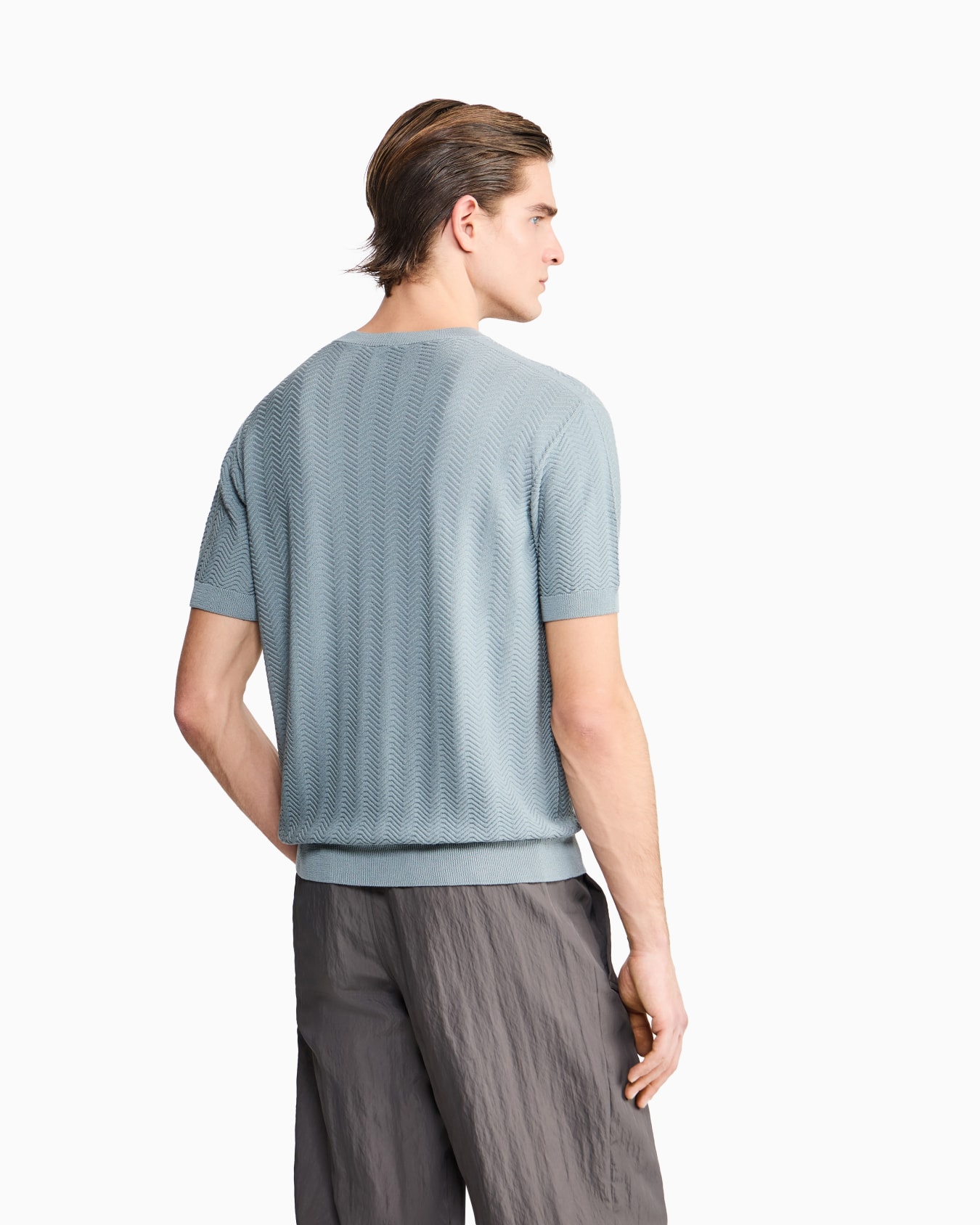 Chevron knitted T-shirt Slide 2