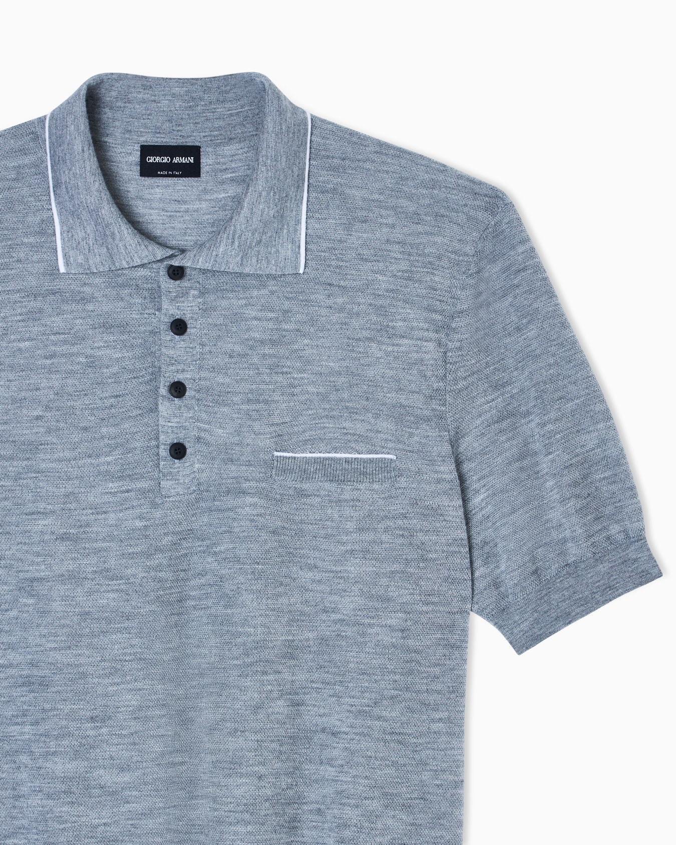 Poloshirt aus Kaschmir und Seide Folie 5