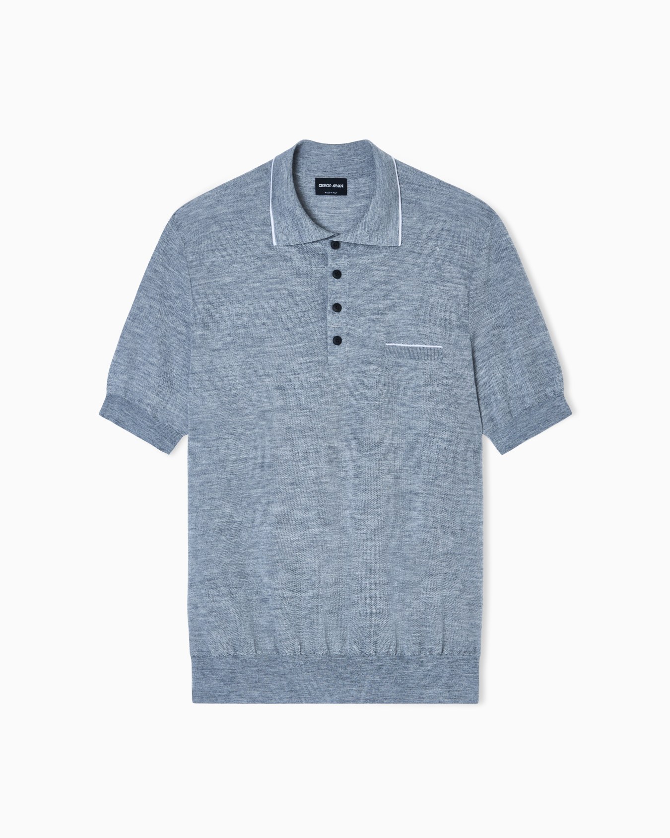 Poloshirt aus Kaschmir und Seide Folie 0