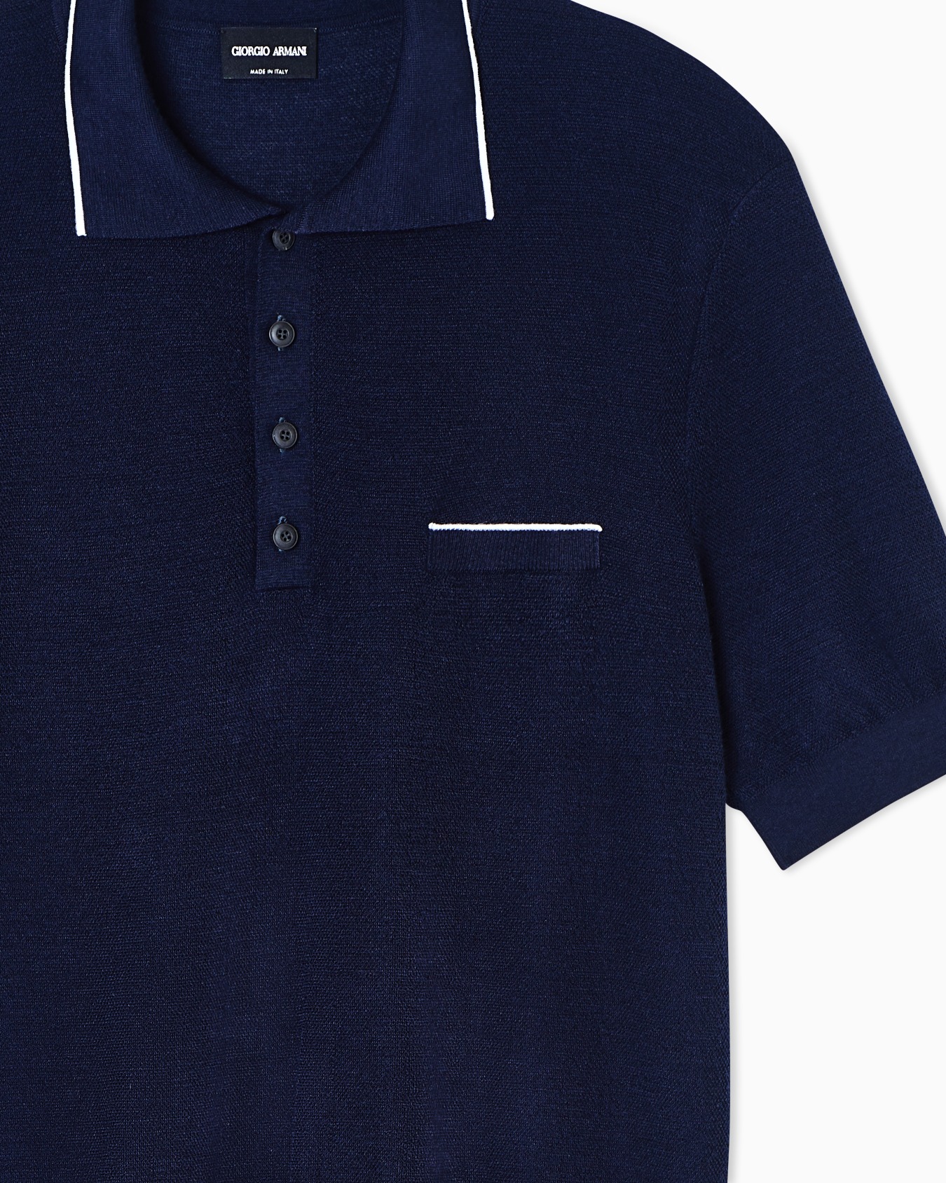 Poloshirt aus Kaschmir und Seide Folie 4