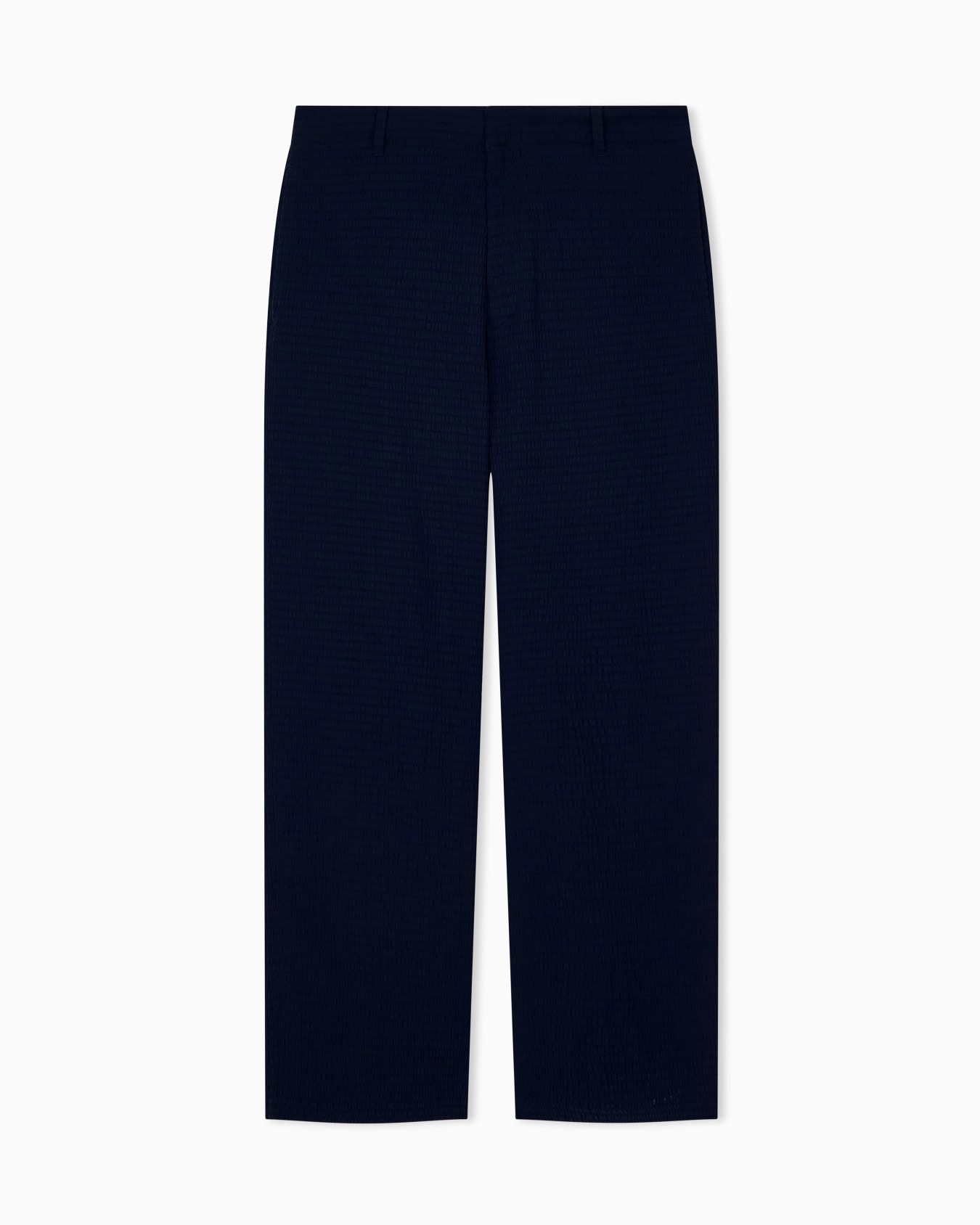 Stoffhose aus Seersucker mit Viskose und Cupro Folie 0
