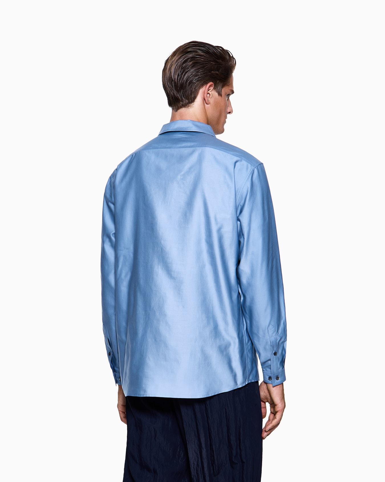 ASV cotton and silk twill shirt Slide 2
