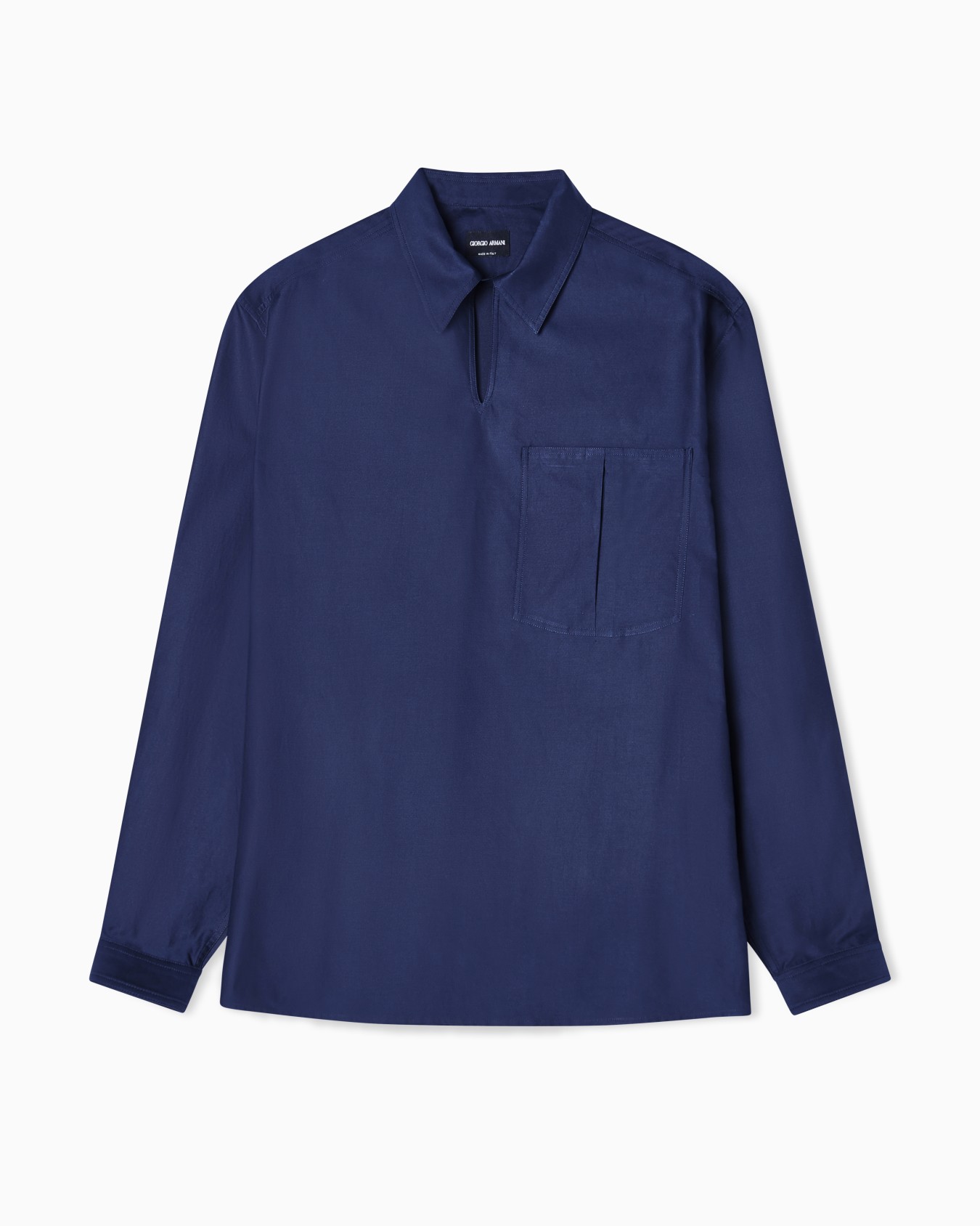 ASV cotton and silk twill shirt Slide 0