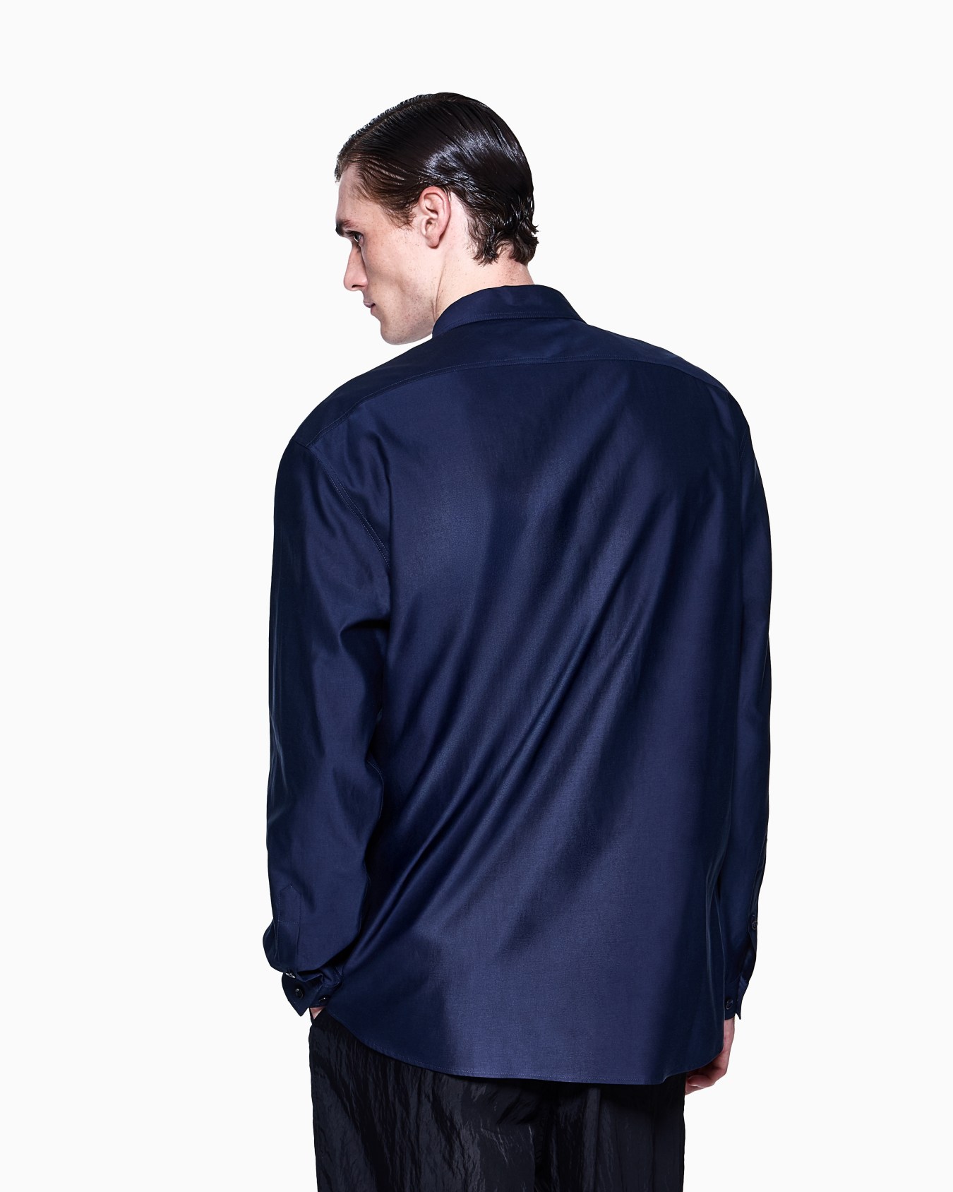 ASV cotton and silk twill shirt Slide 2