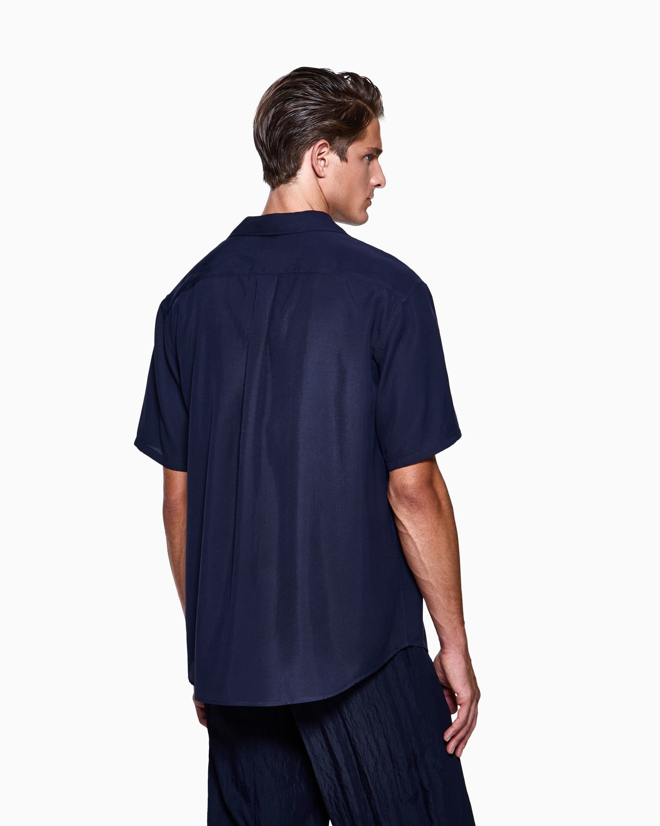 Camicia a maniche corte in misto viscosa ASV Slide 2