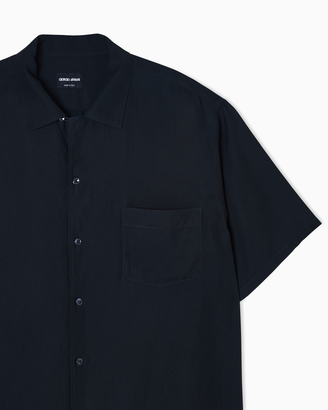 Camicia a maniche corte in misto viscosa ASV Slide 4