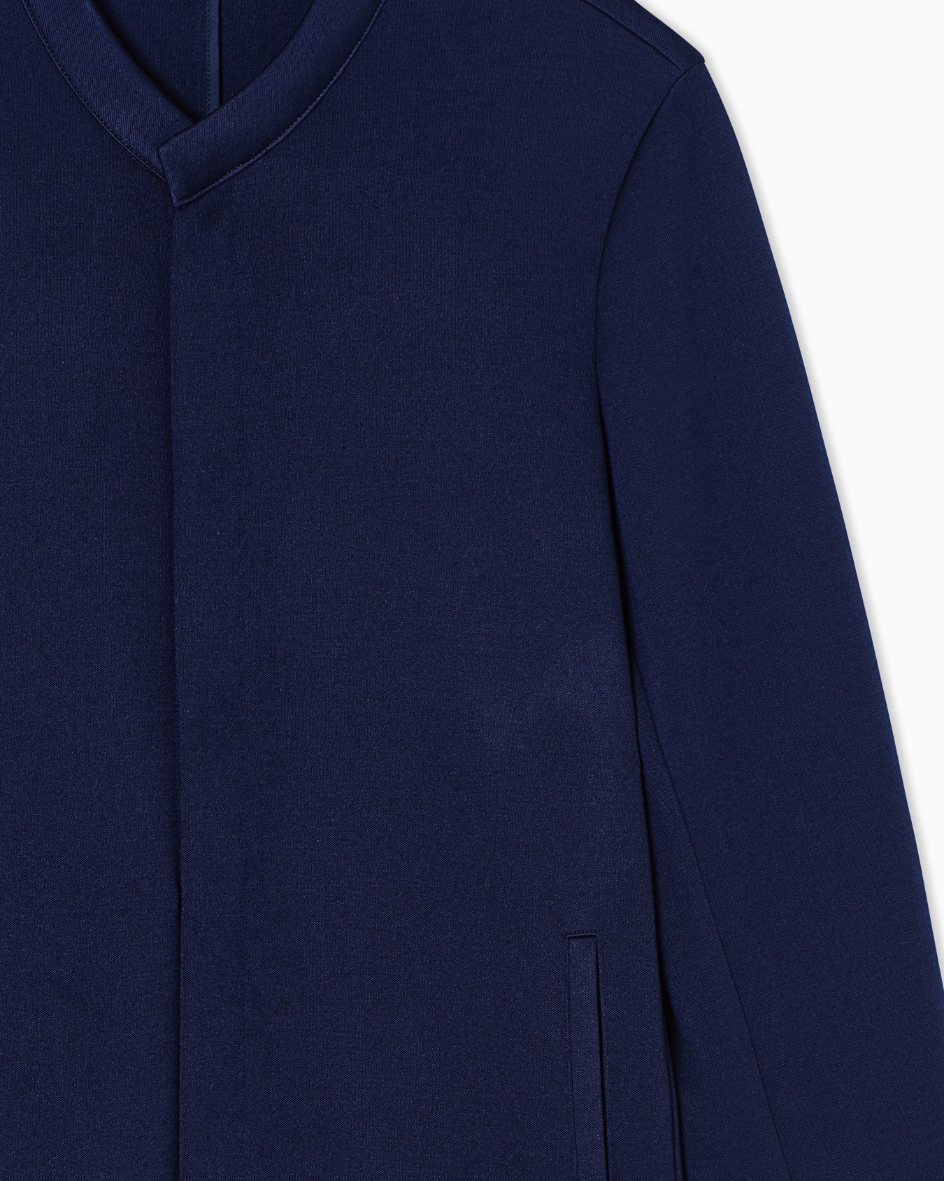 Giacca camicia in jersey double di cashmere Slide 5