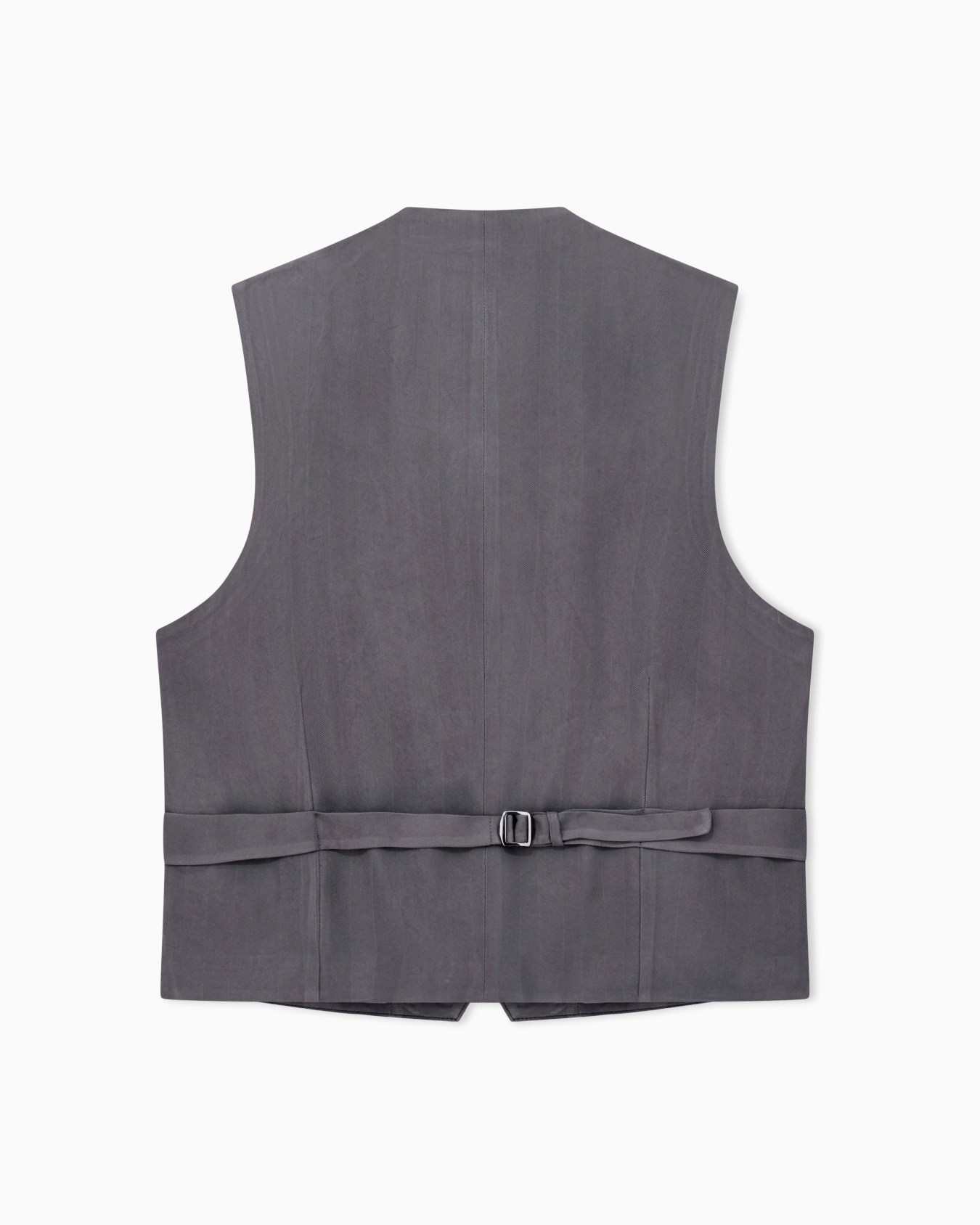 Single-breasted viscose waistcoat Slide 3