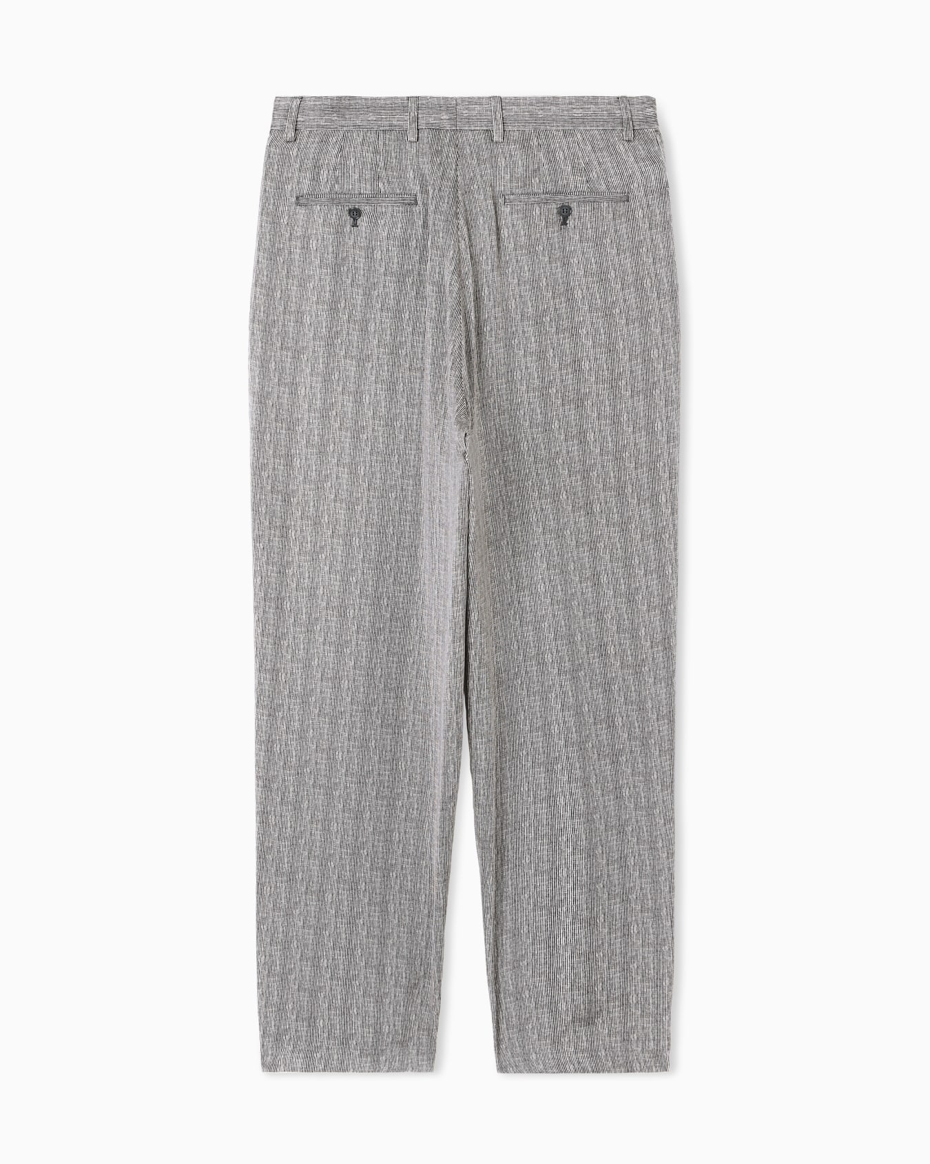 シングルタックパンツ リヨセル／シルク プリント スライドする 3