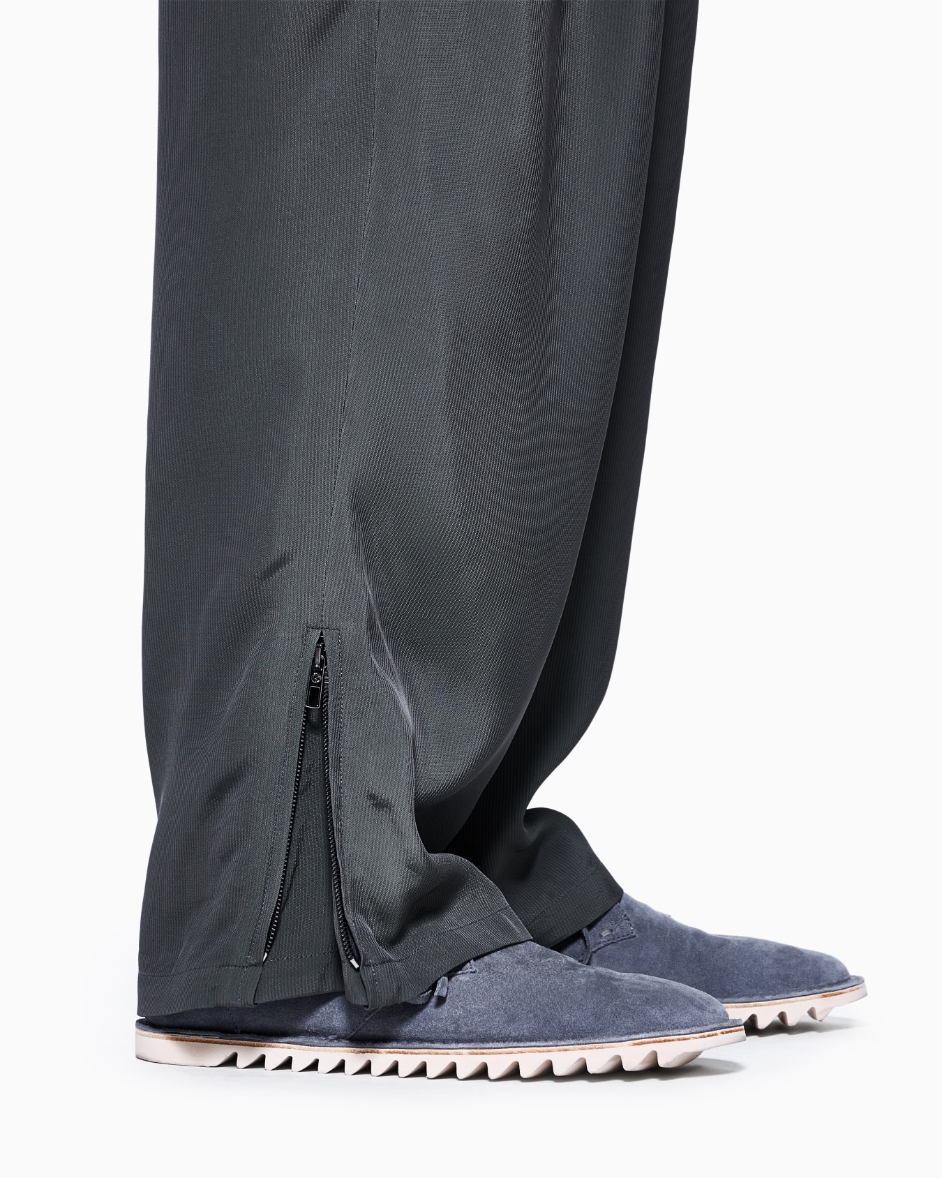 シングルタックパンツ ビスコース スライドする 5