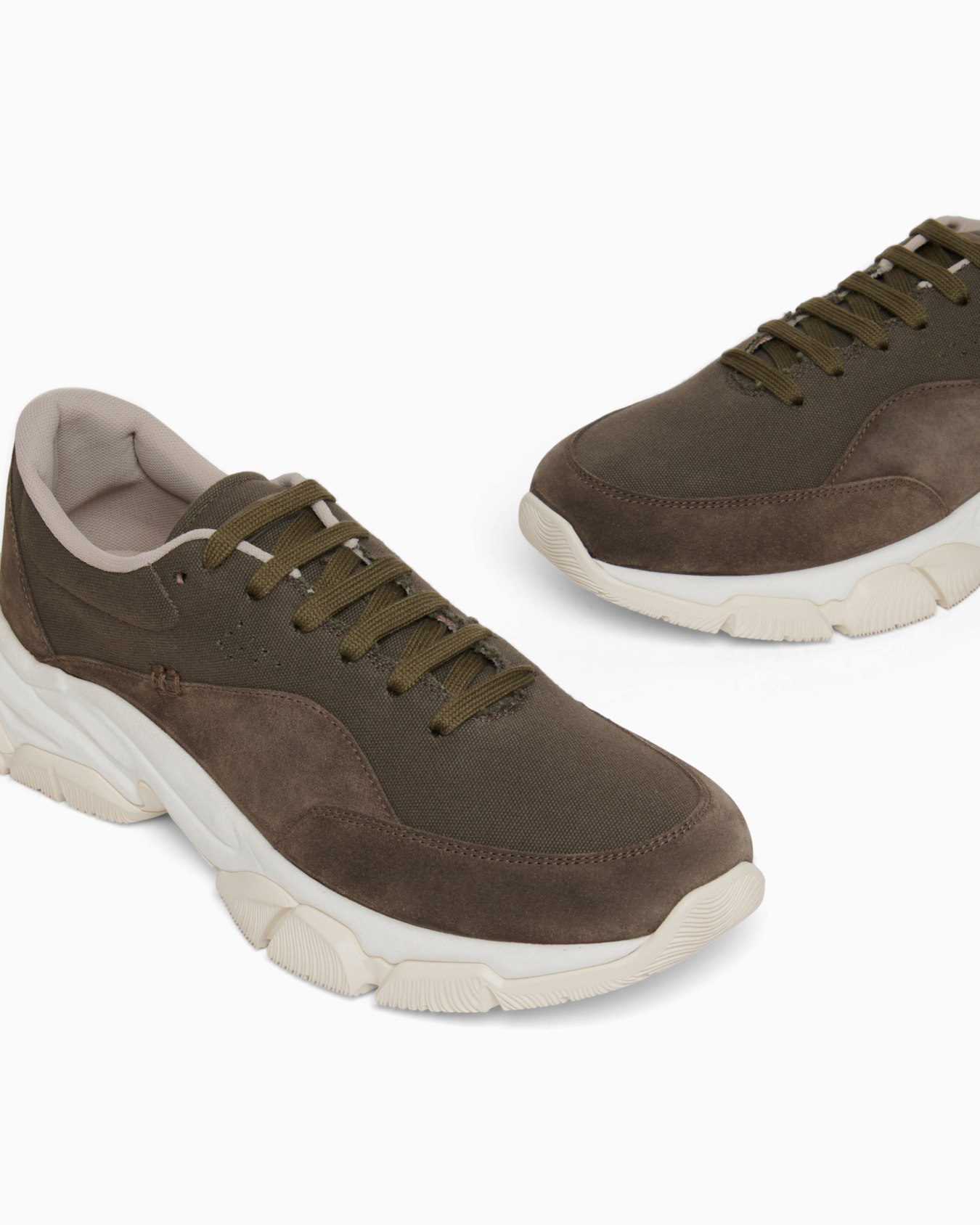 Cotton Suede Sneakers Slide 4