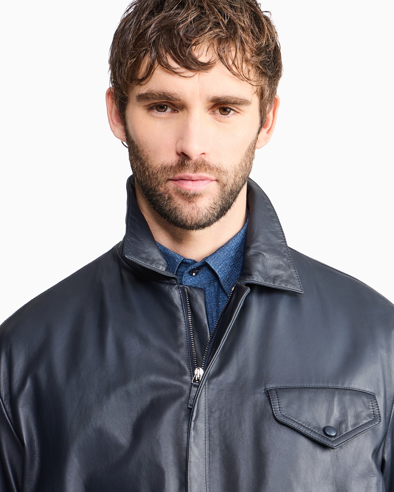 Bomber jacket in nappa lambskin Slide 4