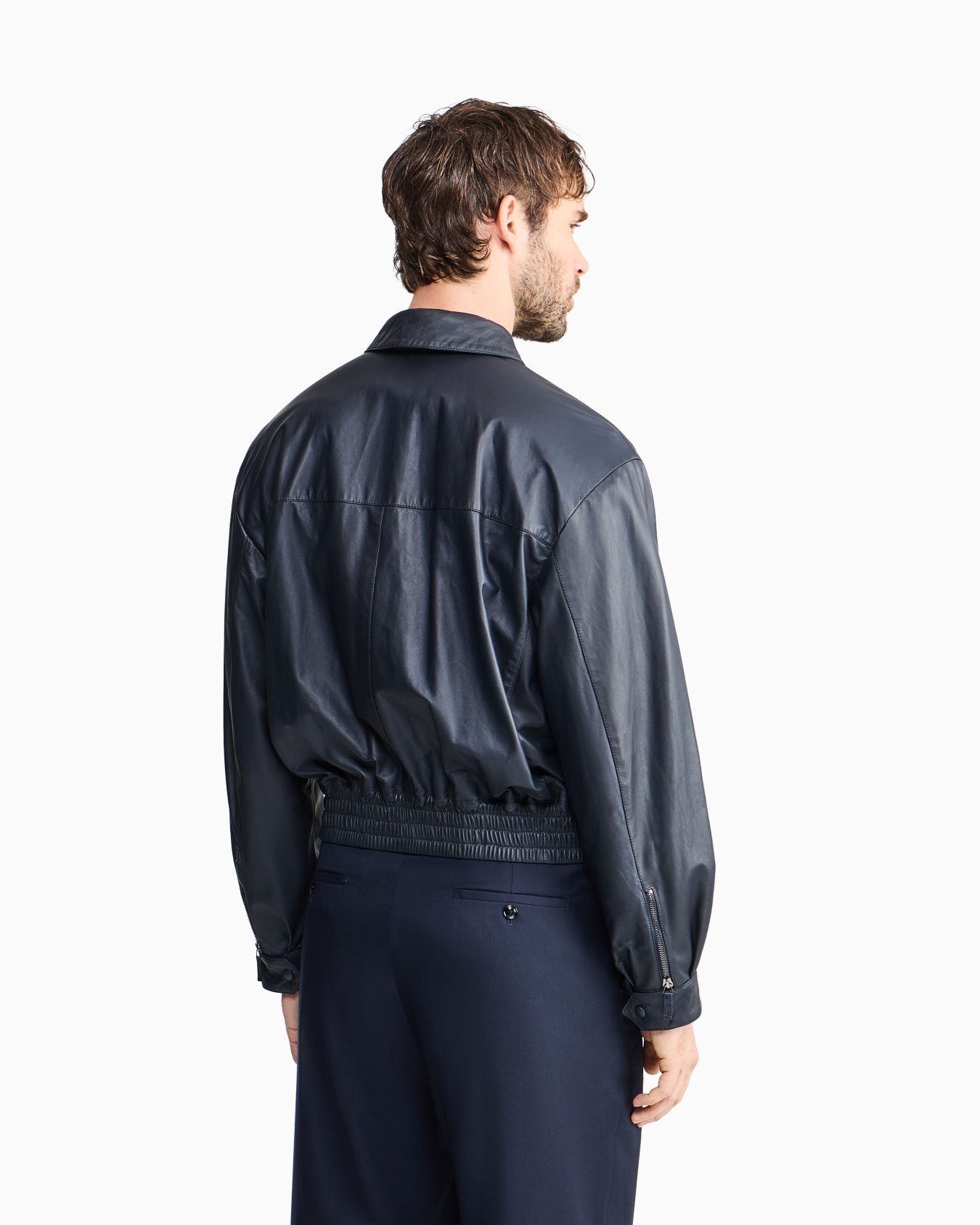 Bomber jacket in nappa lambskin Slide 2