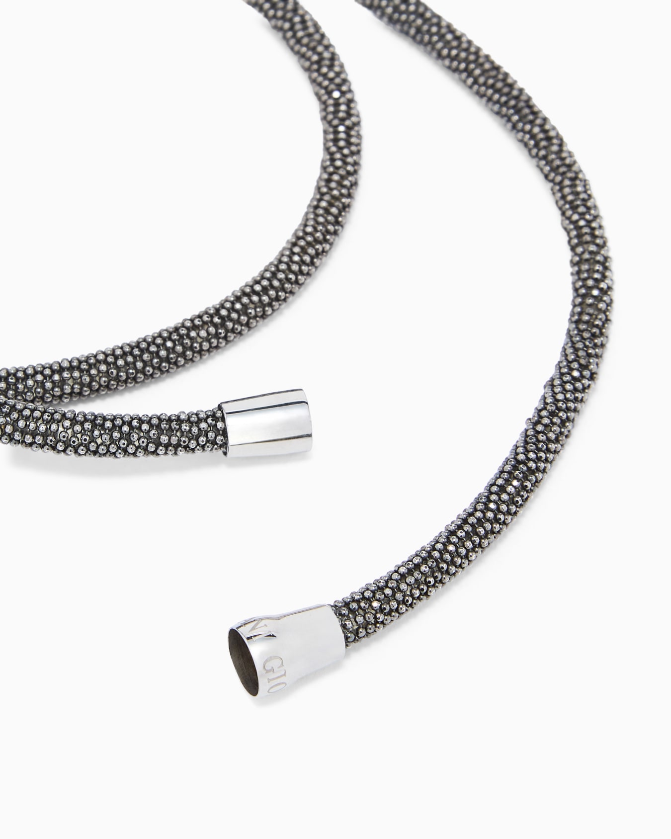 チューブネックレス シルバー  スライドする 1