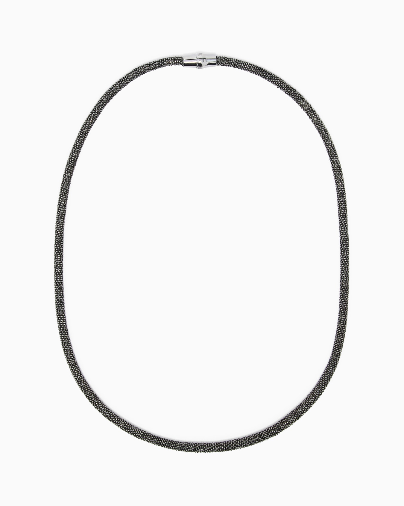 チューブネックレス シルバー  スライドする 0