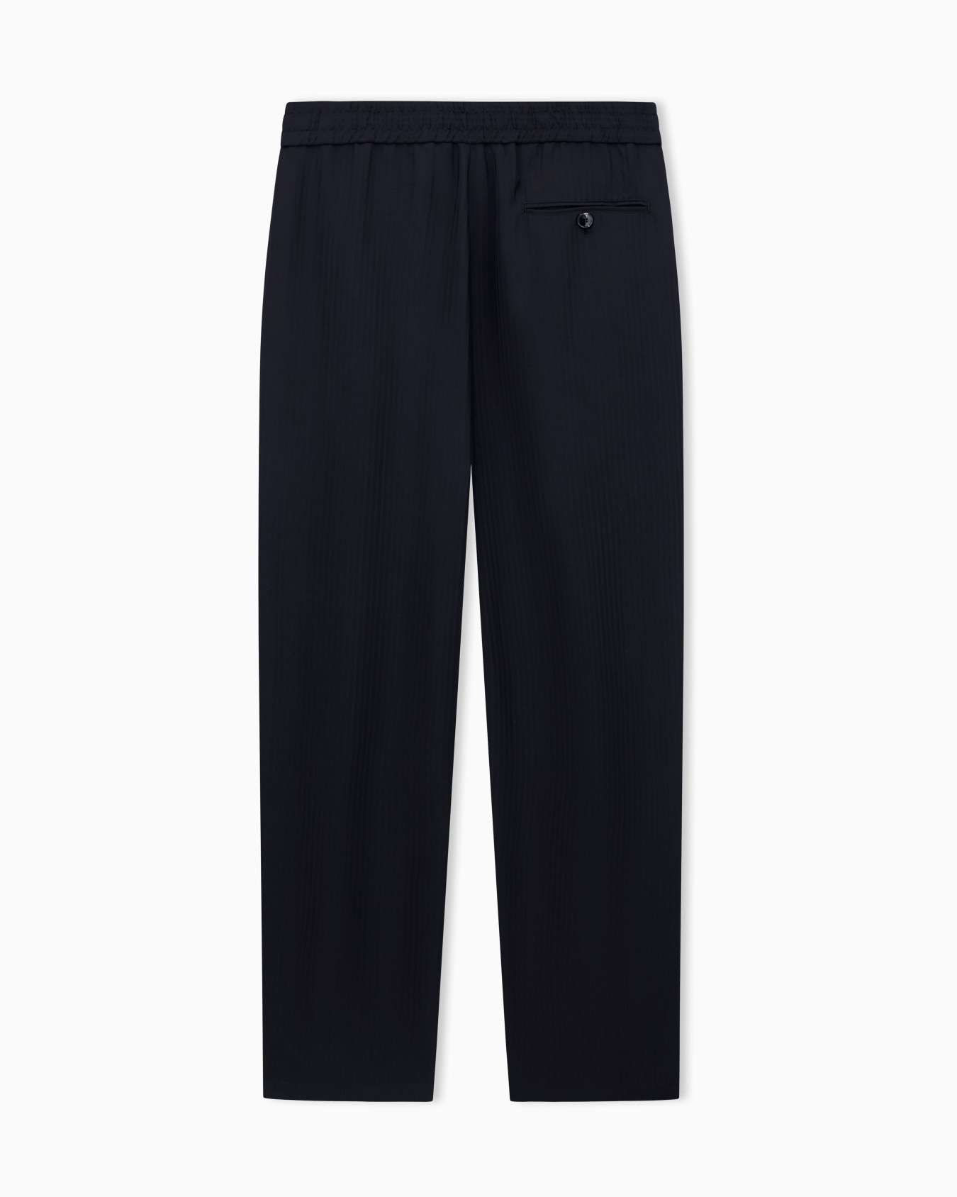Chevron viscose twill two-pleat trousers Slide 3