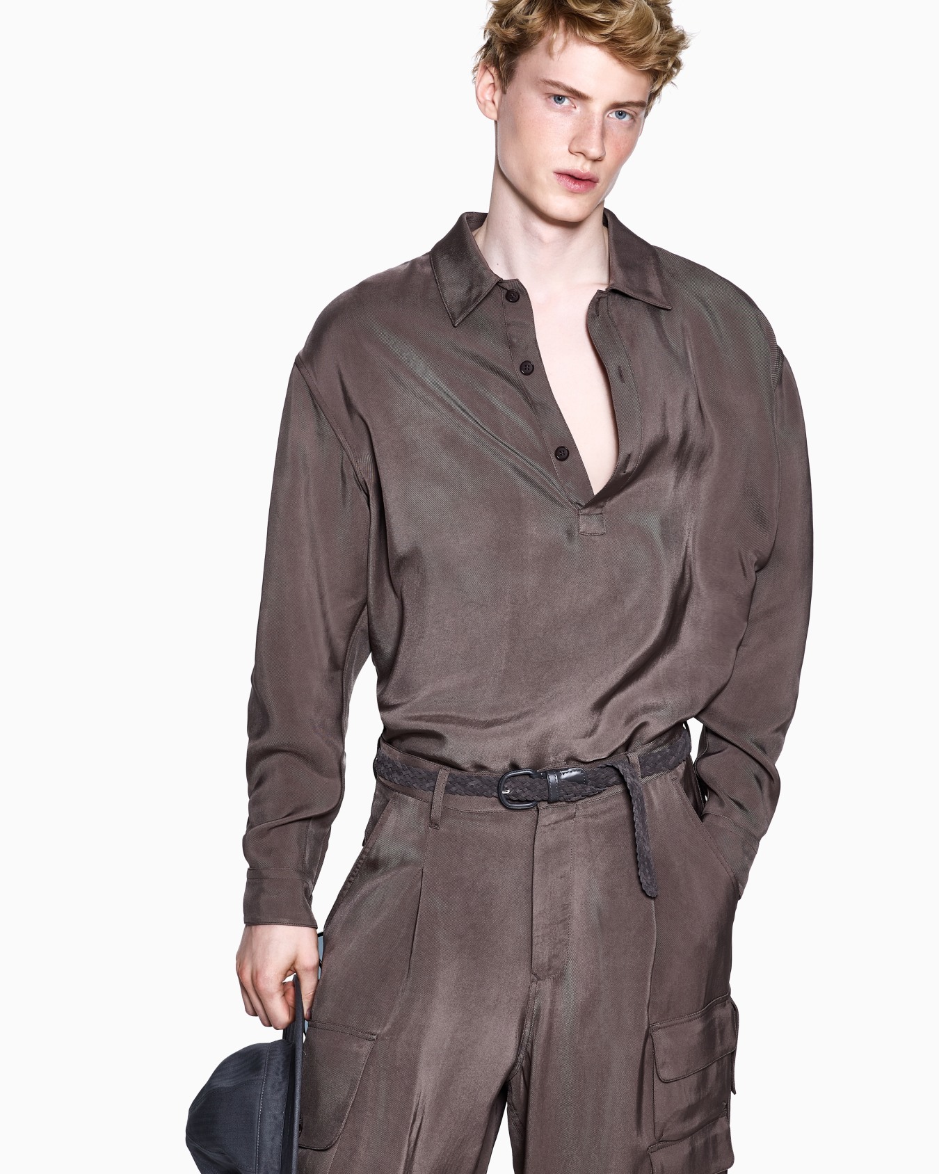 T-shirt in Twill Delavé Slide 4