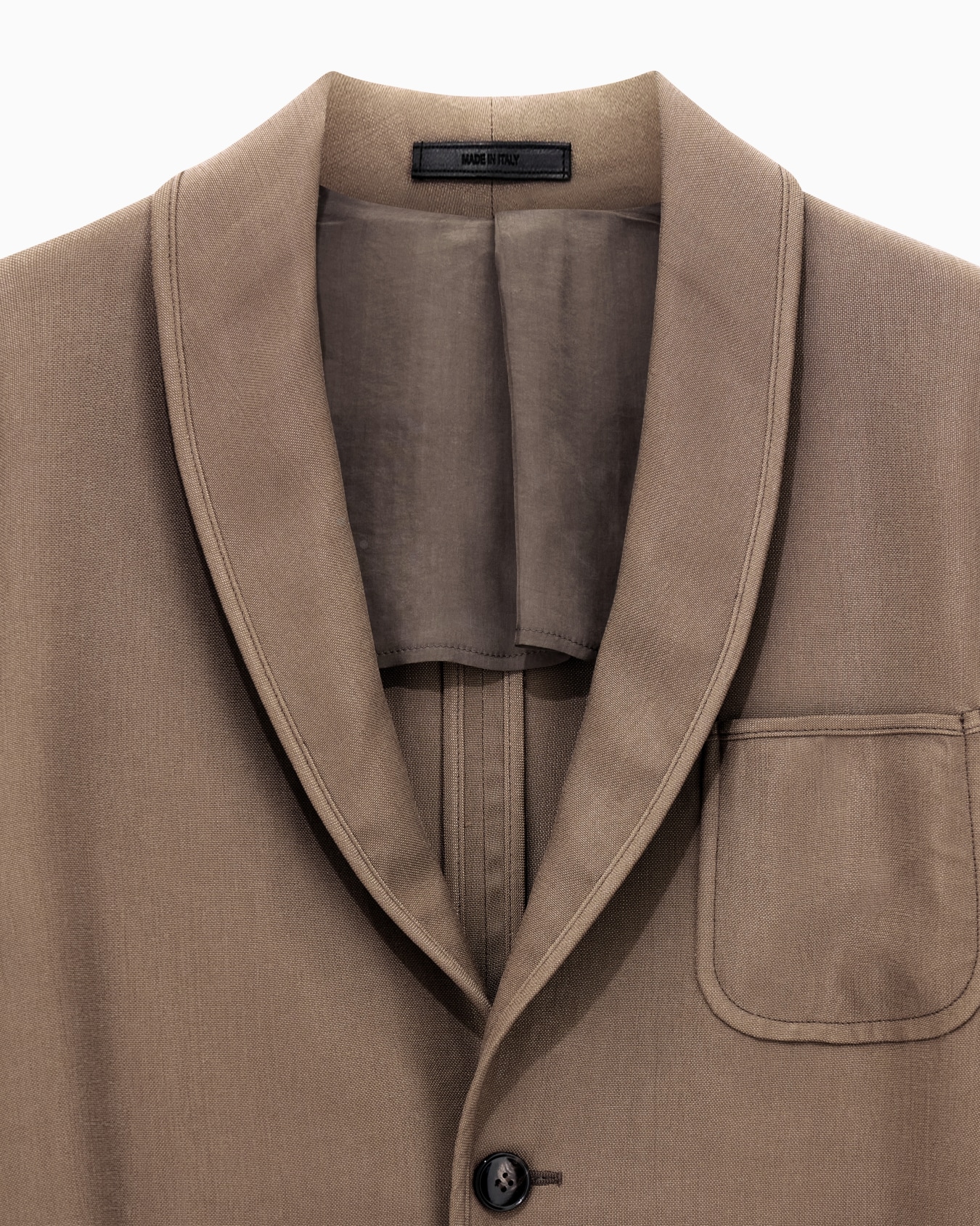 ASV single-breasted jacket in cupro basketweave Slide 4