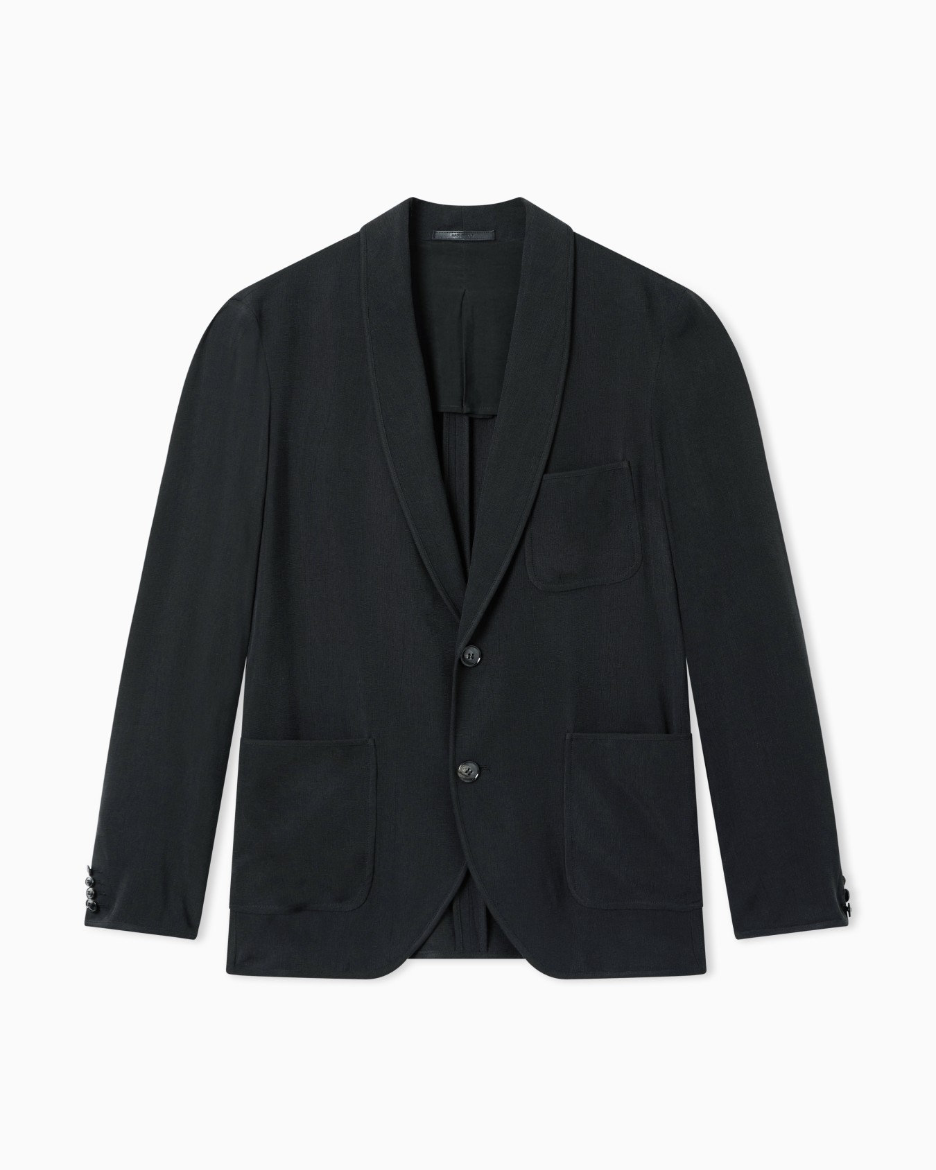 ASV single-breasted jacket in cupro basketweave Slide 0