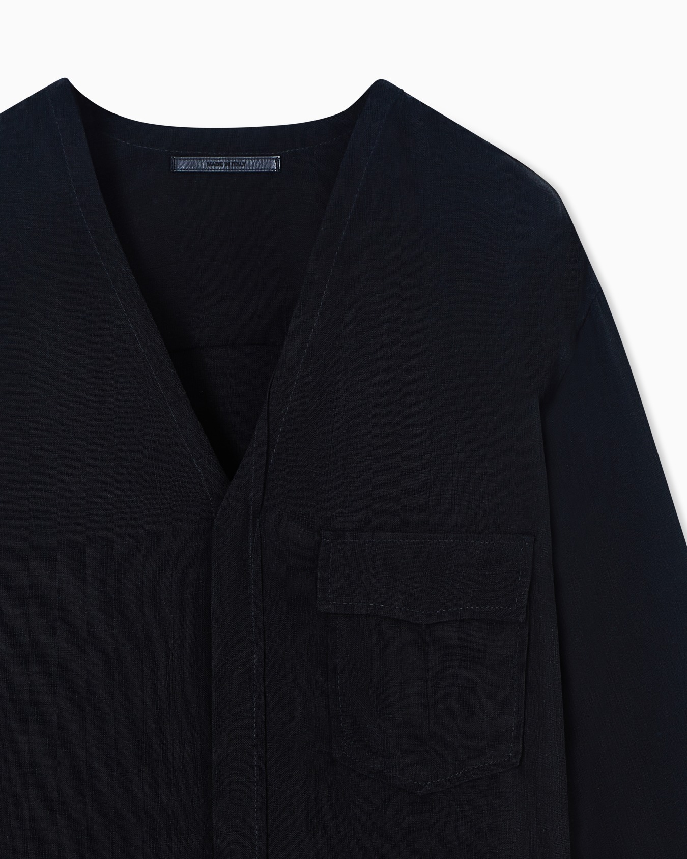 Giacca camicia in natté di cupro ASV Slide 4