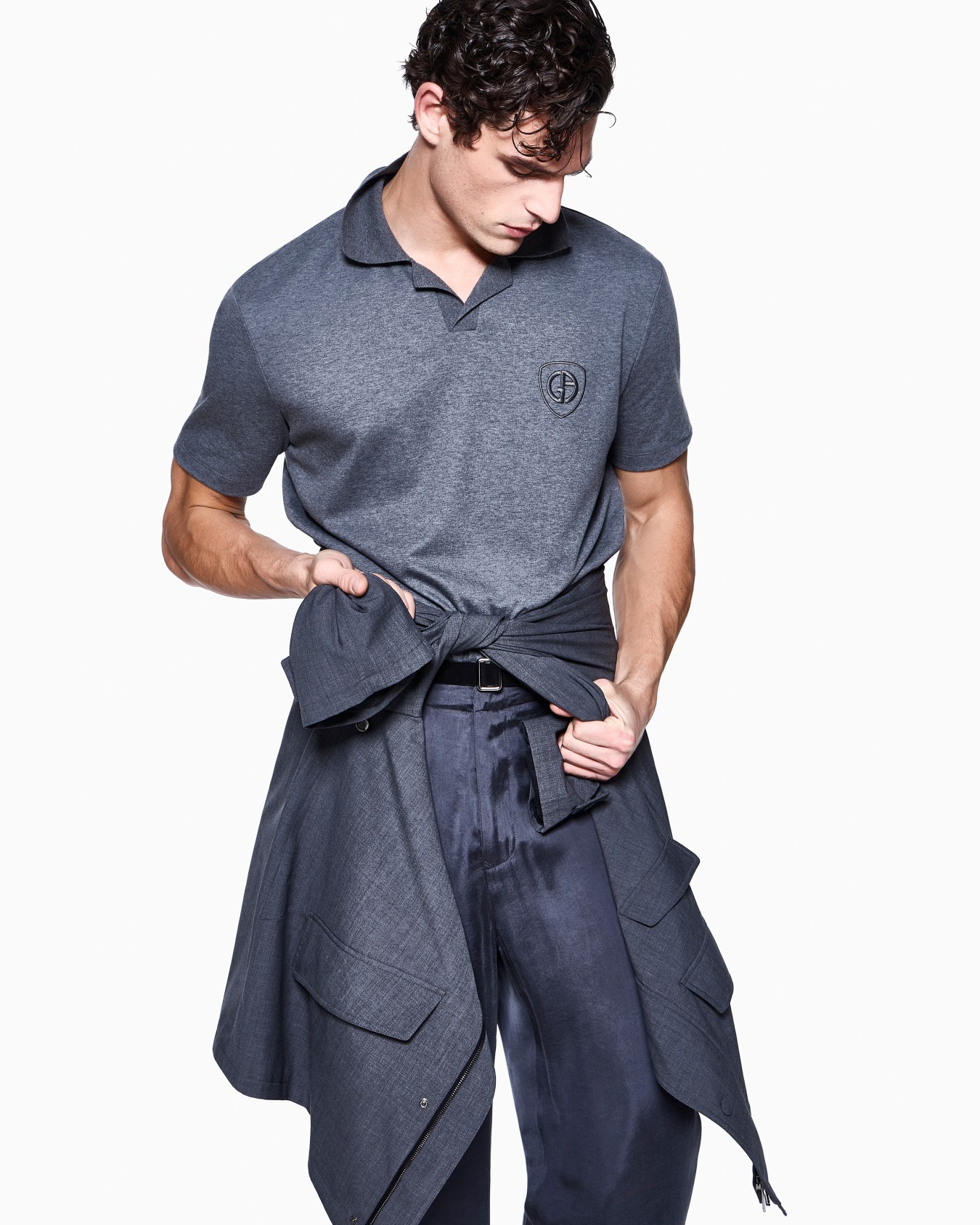 ASV cotton interlock polo shirt Slide 3