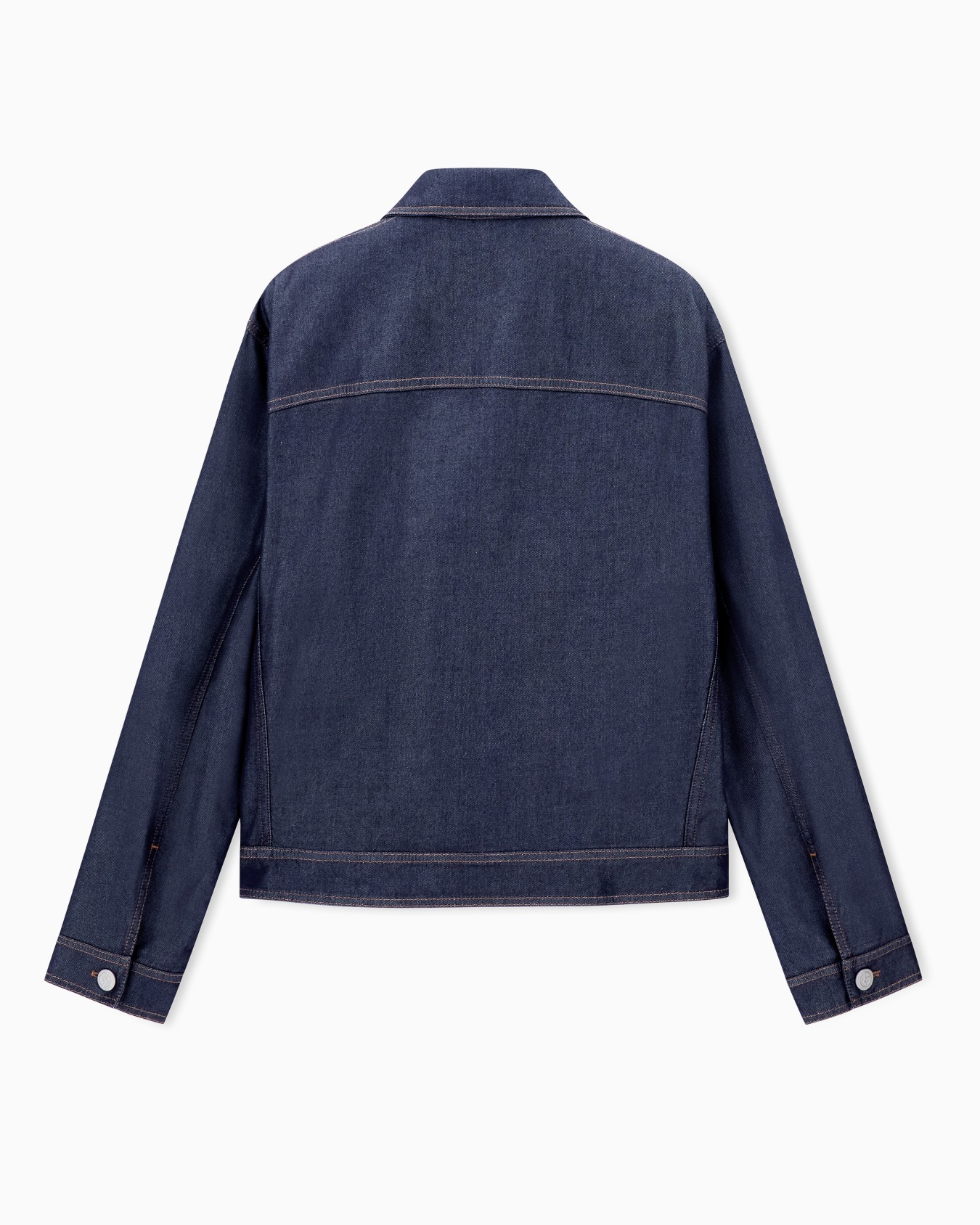 Cotton and silk denim blouson Slide 3