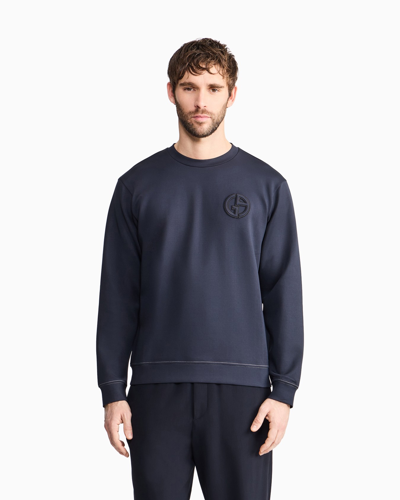Stretch scuba jersey sweatshirt Slide 3