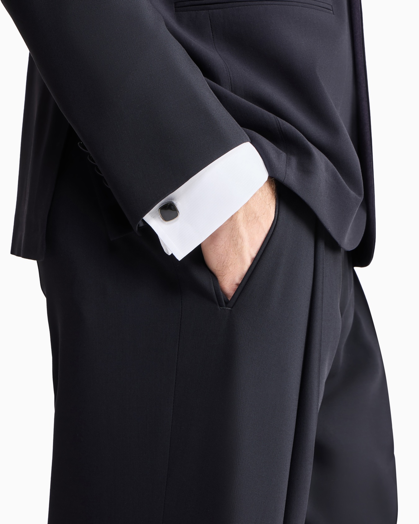 Silver Enamel Cufflinks Slide 2