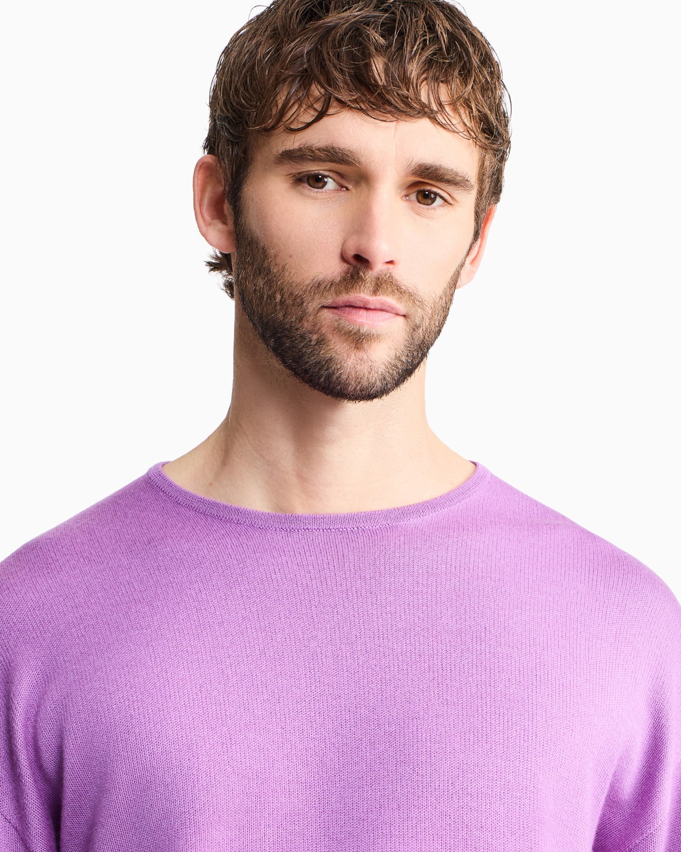 Cashmere and silk interlock crew-neck jumper Slide 4