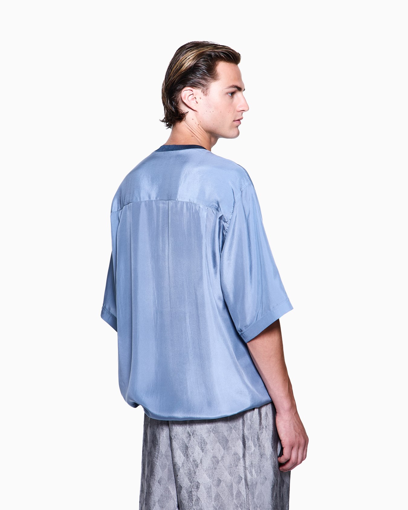 Silk habotai T-shirt Slide 2