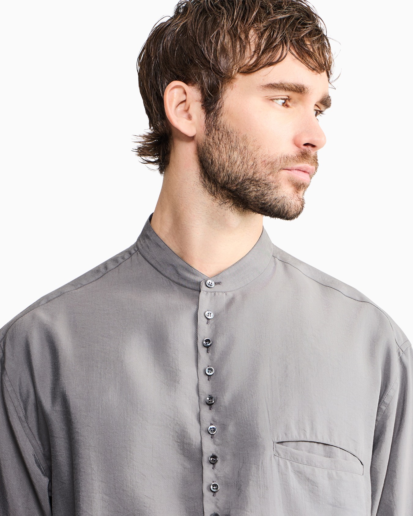 ASV washed-silk shirt Slide 4