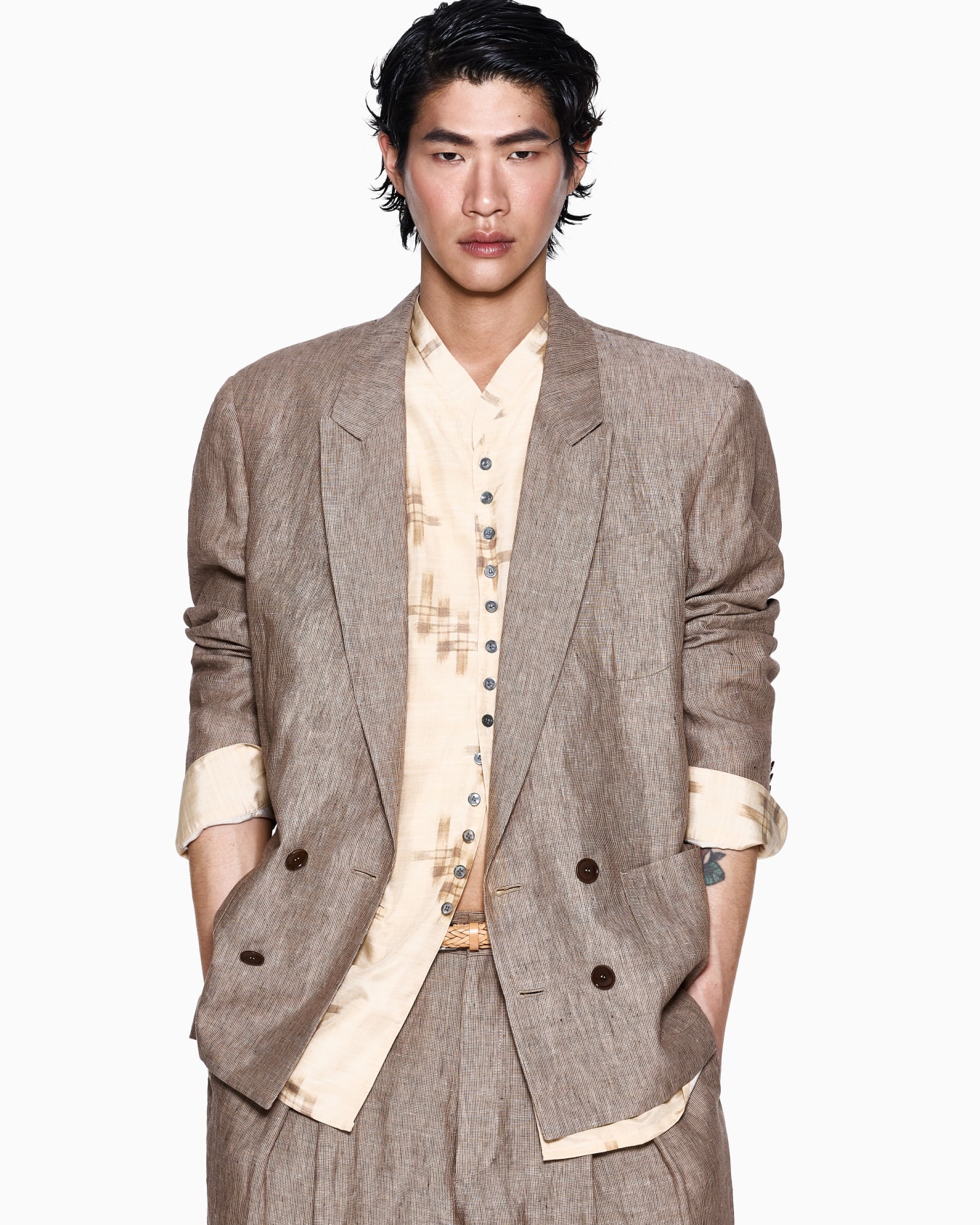 Printed silk shirt Slide 3