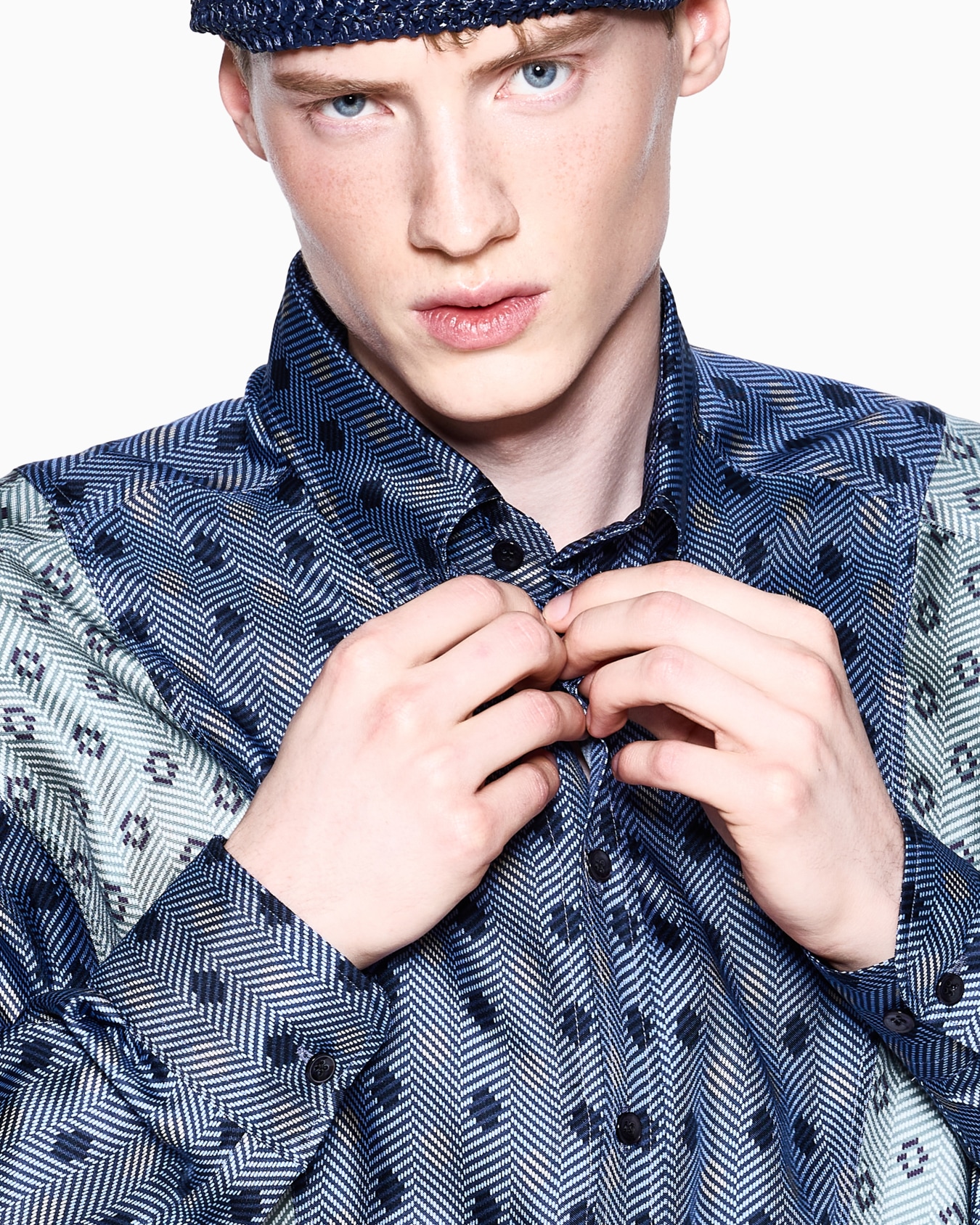 Pure silk twill shirt Slide 4