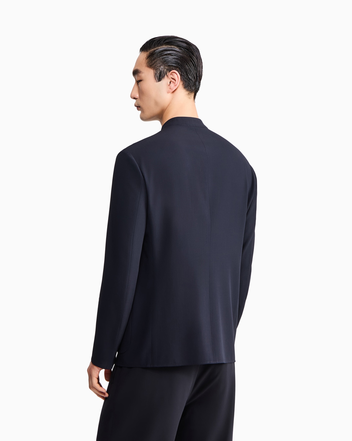 ASV wool crêpe voile single-breasted jacket Slide 3