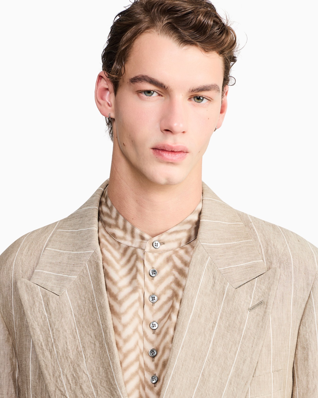 Abito doppiopetto in lino ASV Slide 3