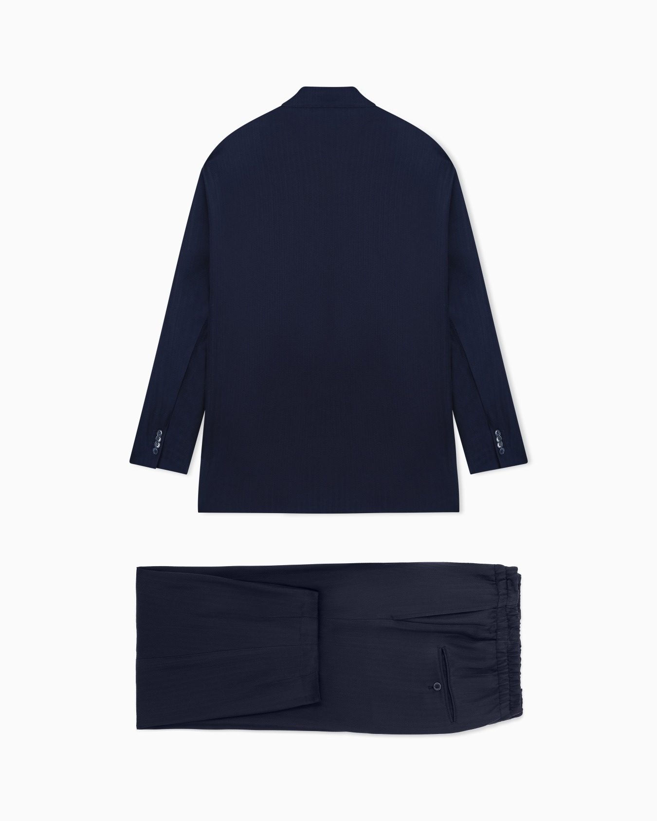 Cupro chevron double-breasted suit Slide 3