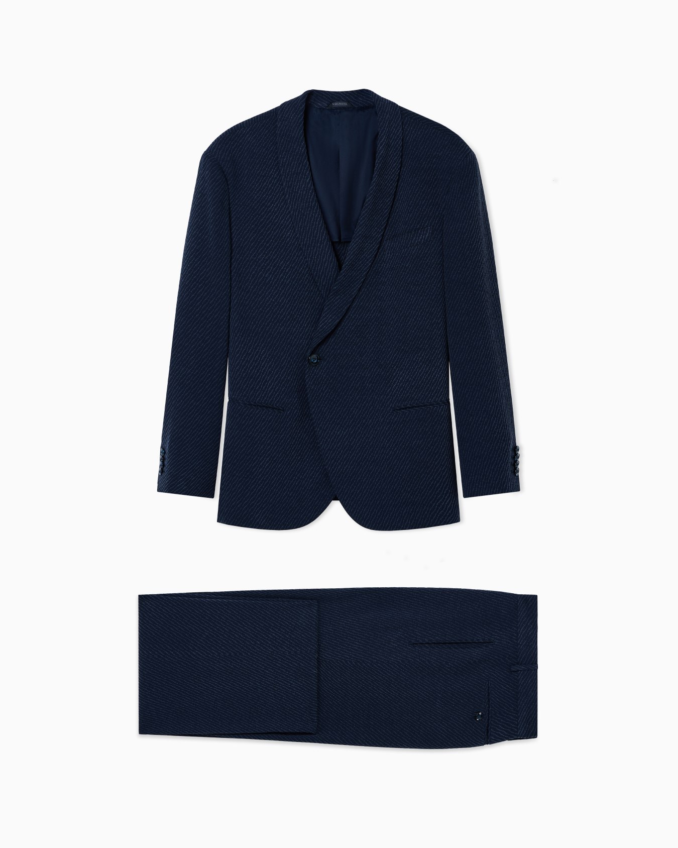 Anzug aus Cupro-Mischgewebe-Jacquard Folie 0