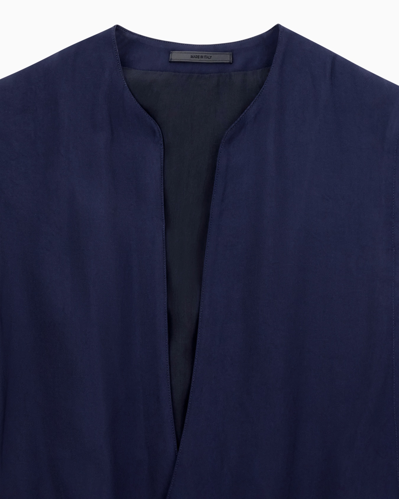 ウエストコート ビスコースツイル フェード加工 スライドする 5