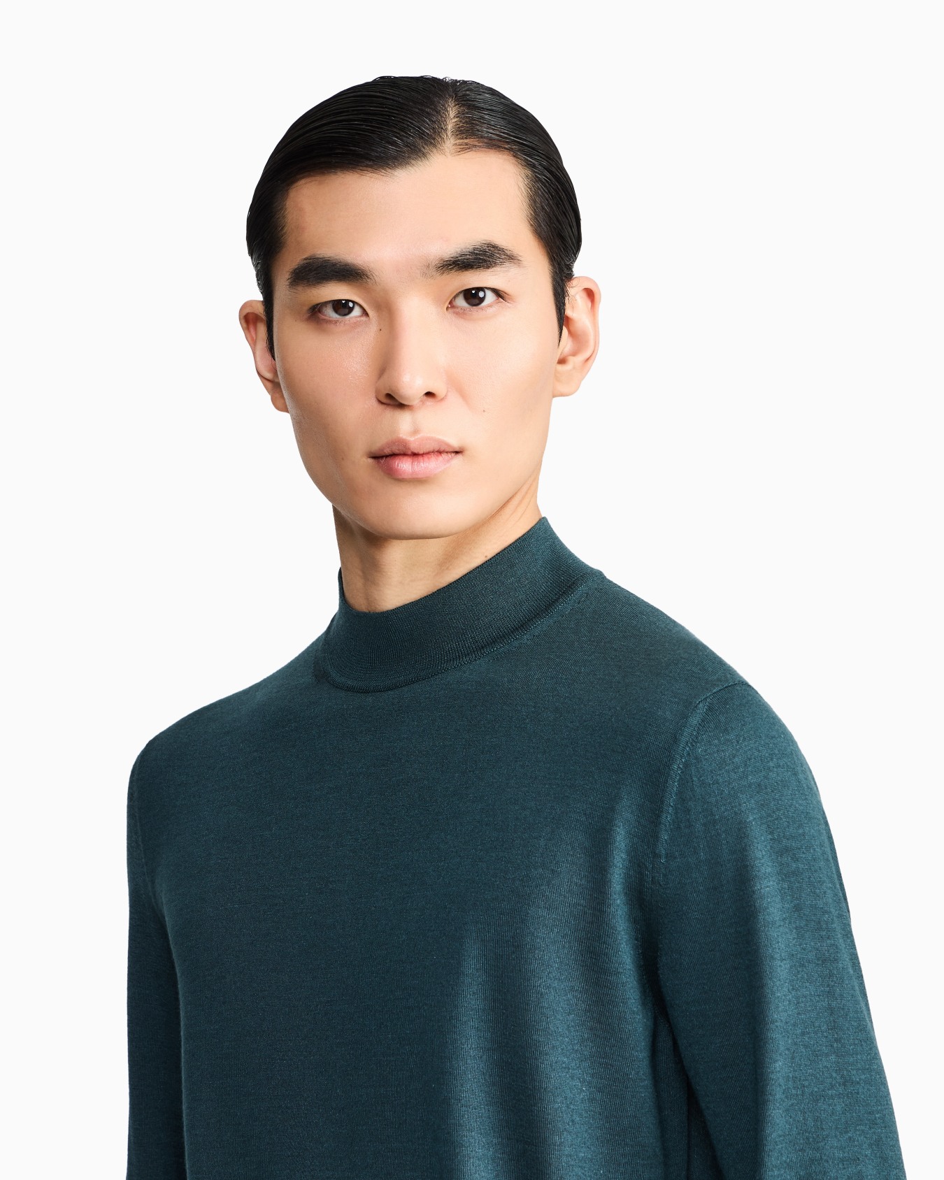 Cashmere and silk turtleneck sweater Slide 4