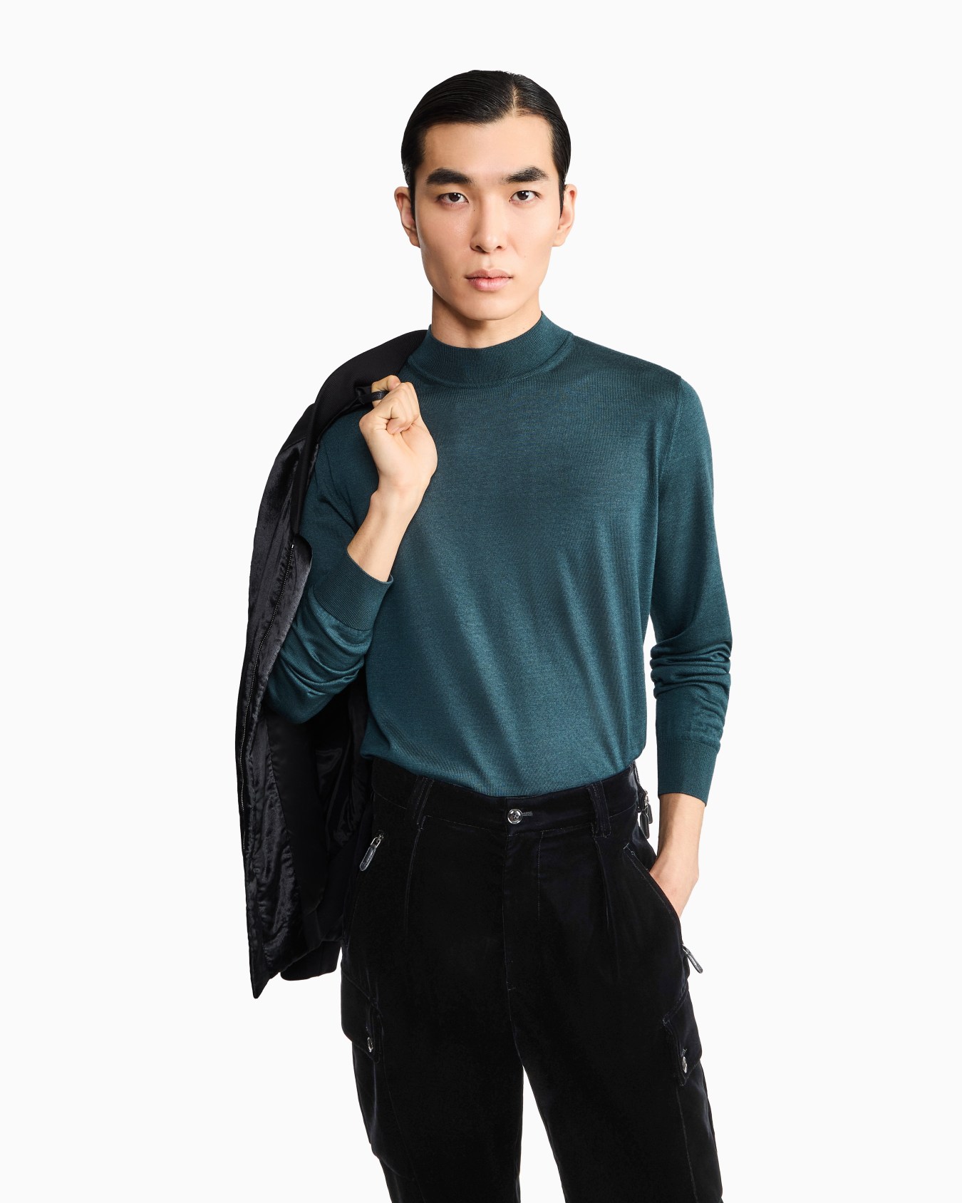 Cashmere and silk turtleneck sweater Slide 5