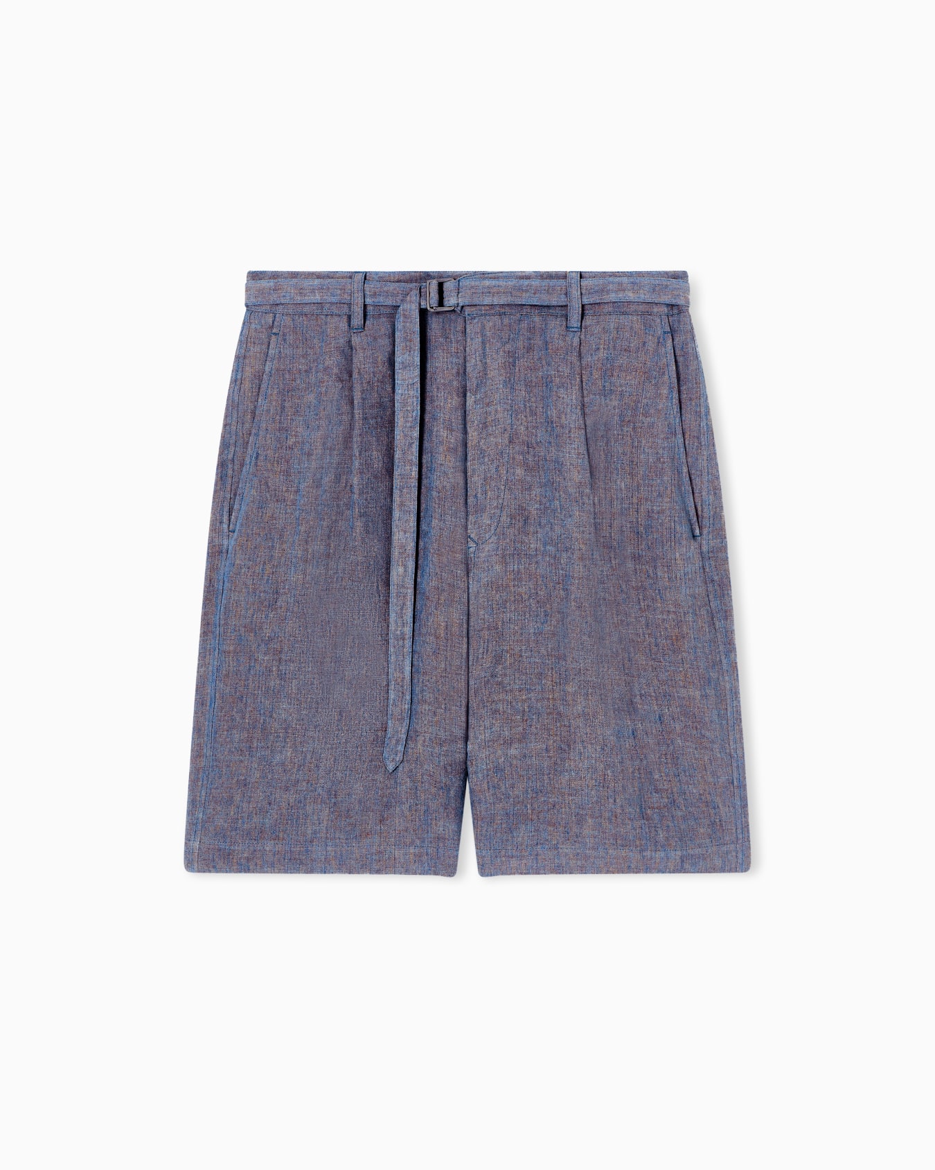 Linen Bermuda shorts Slide 0