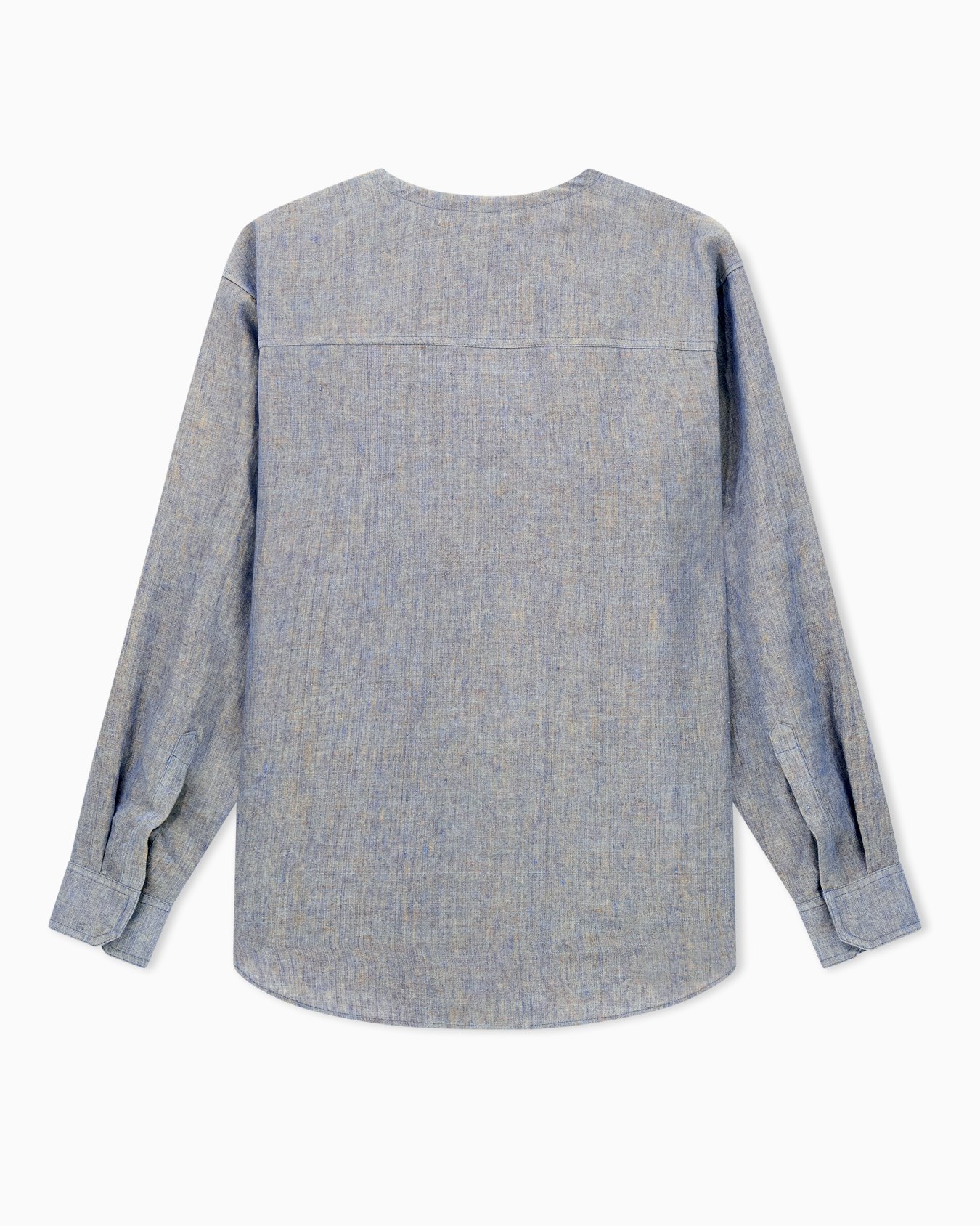 Shirt jacket in pure linen canvas  Slide 3