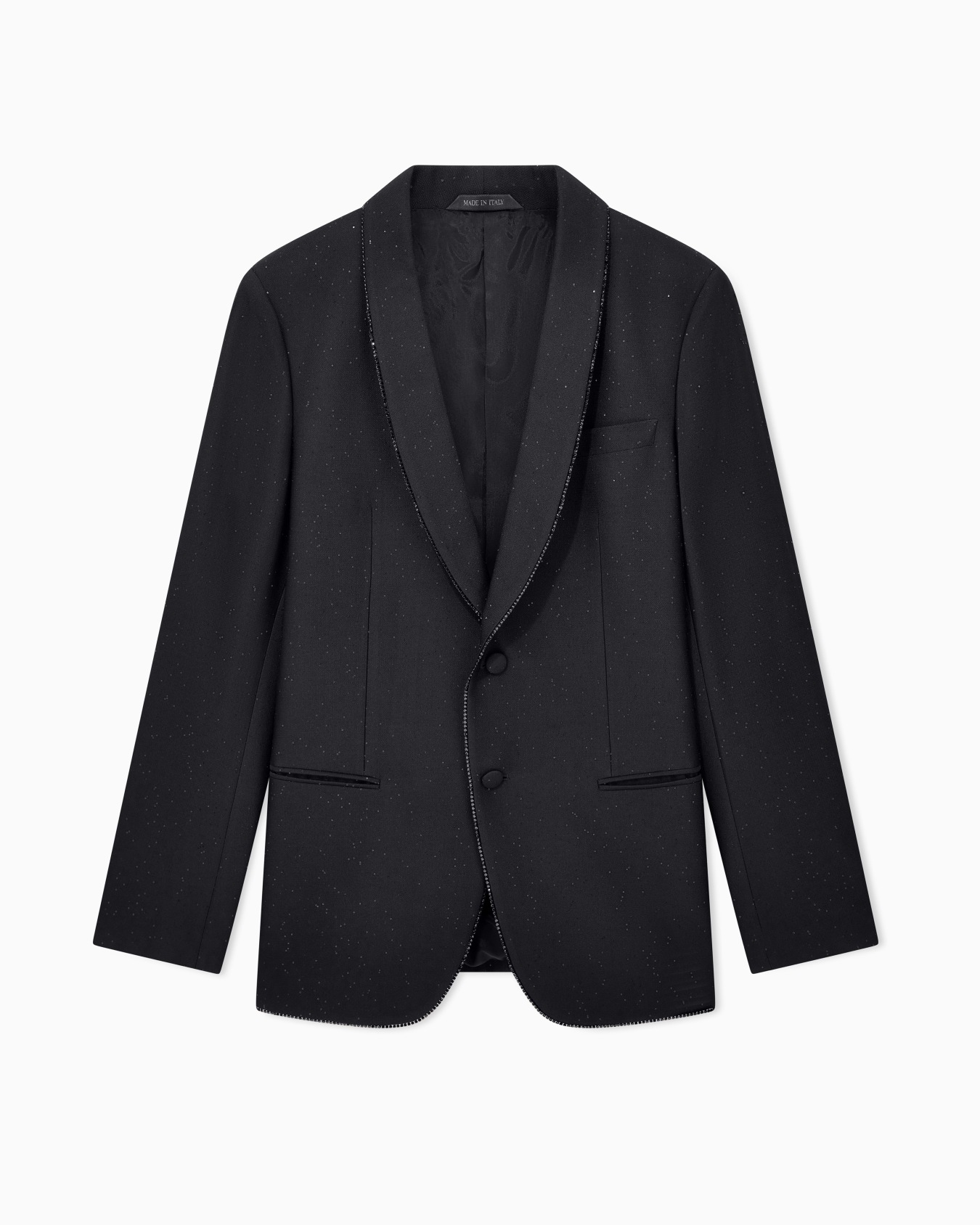 Single-breasted jacket in ASV wool crepe Diapositiva 0