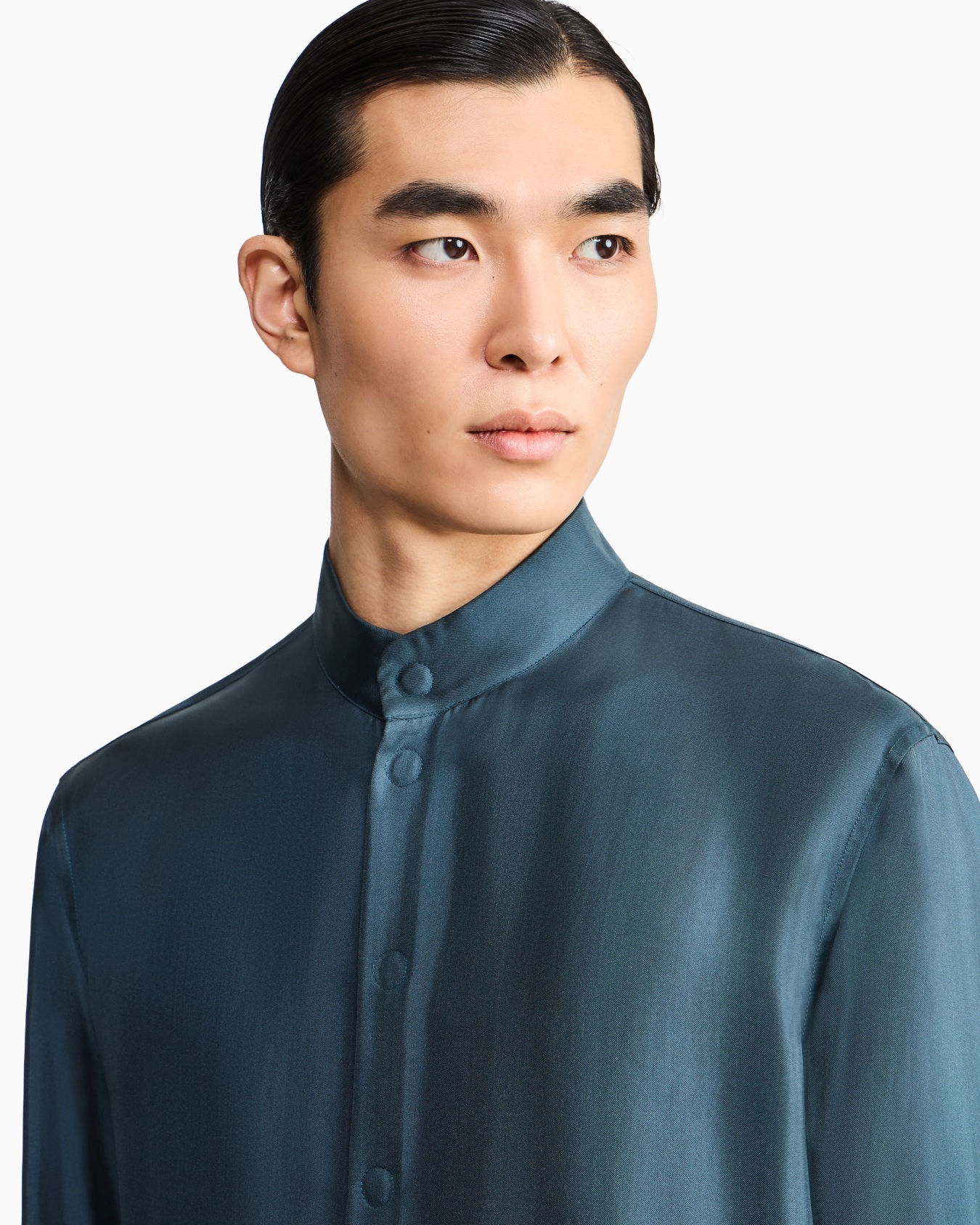 Silk twill shirt Slide 4